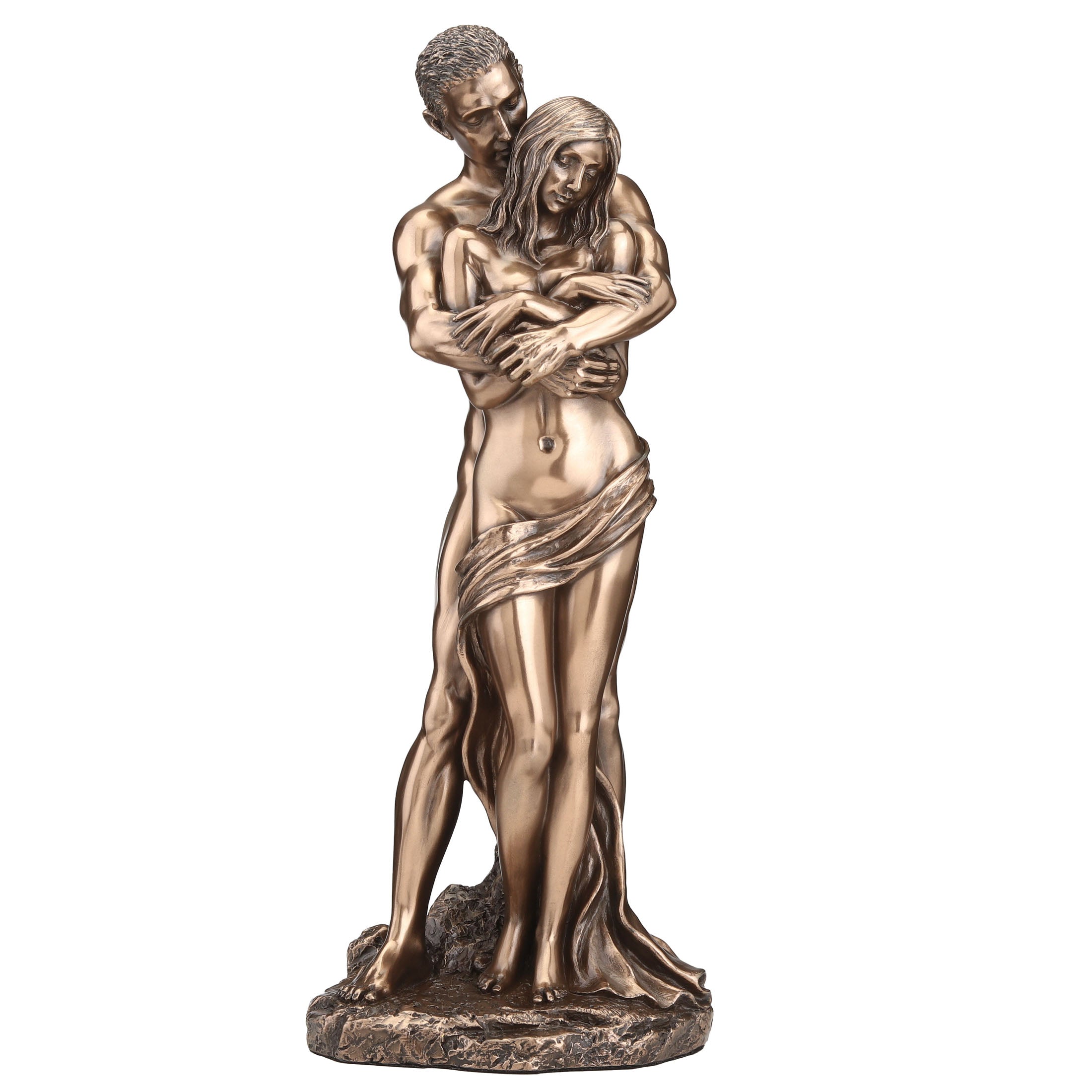 The Lovers Hug From Behind