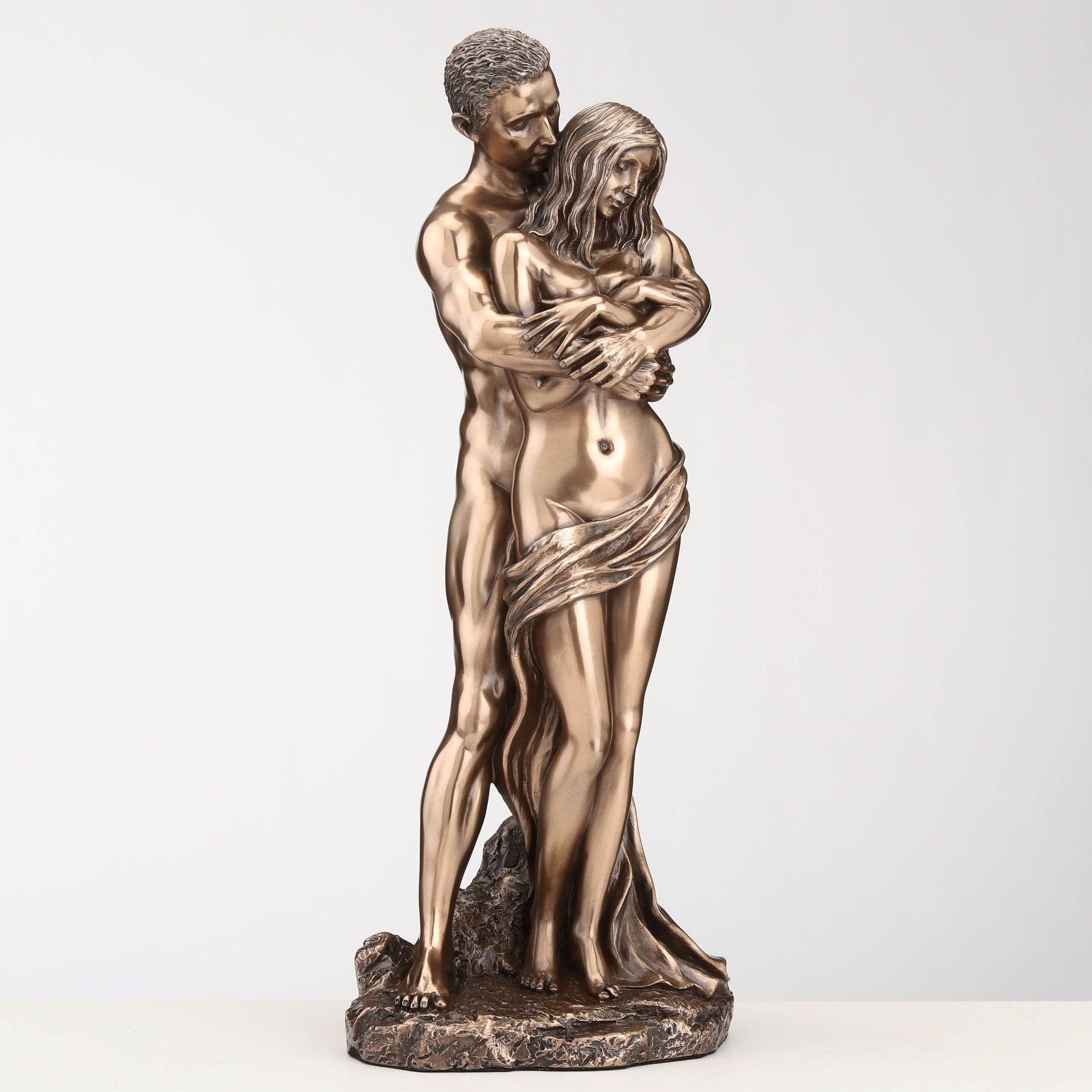The Lovers Hug From Behind