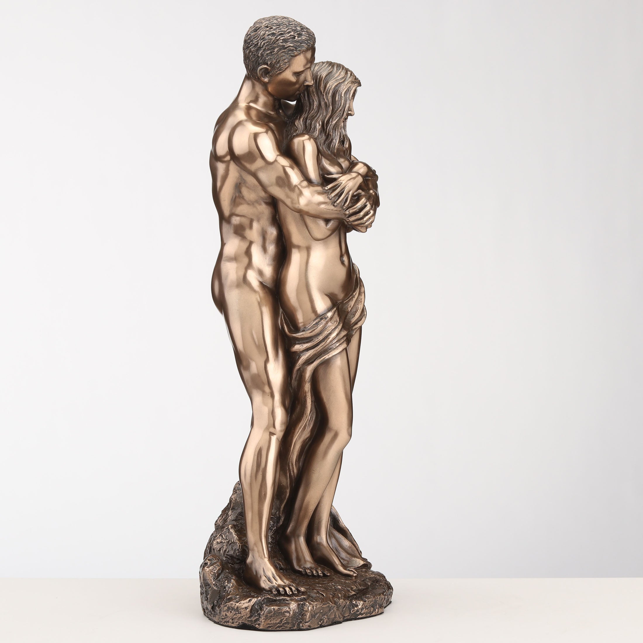 The Lovers Hug From Behind