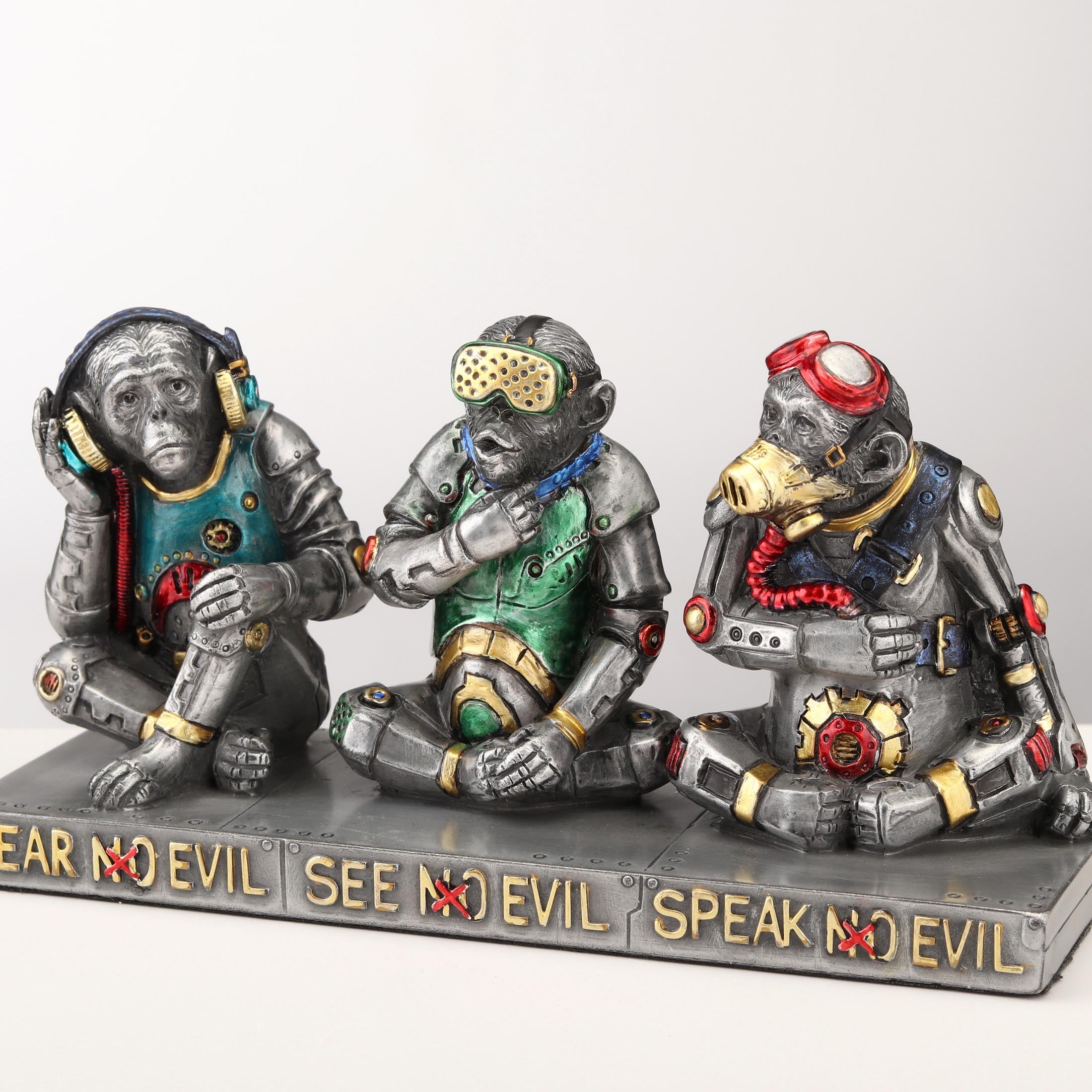 Three Not So Wise Monkeys