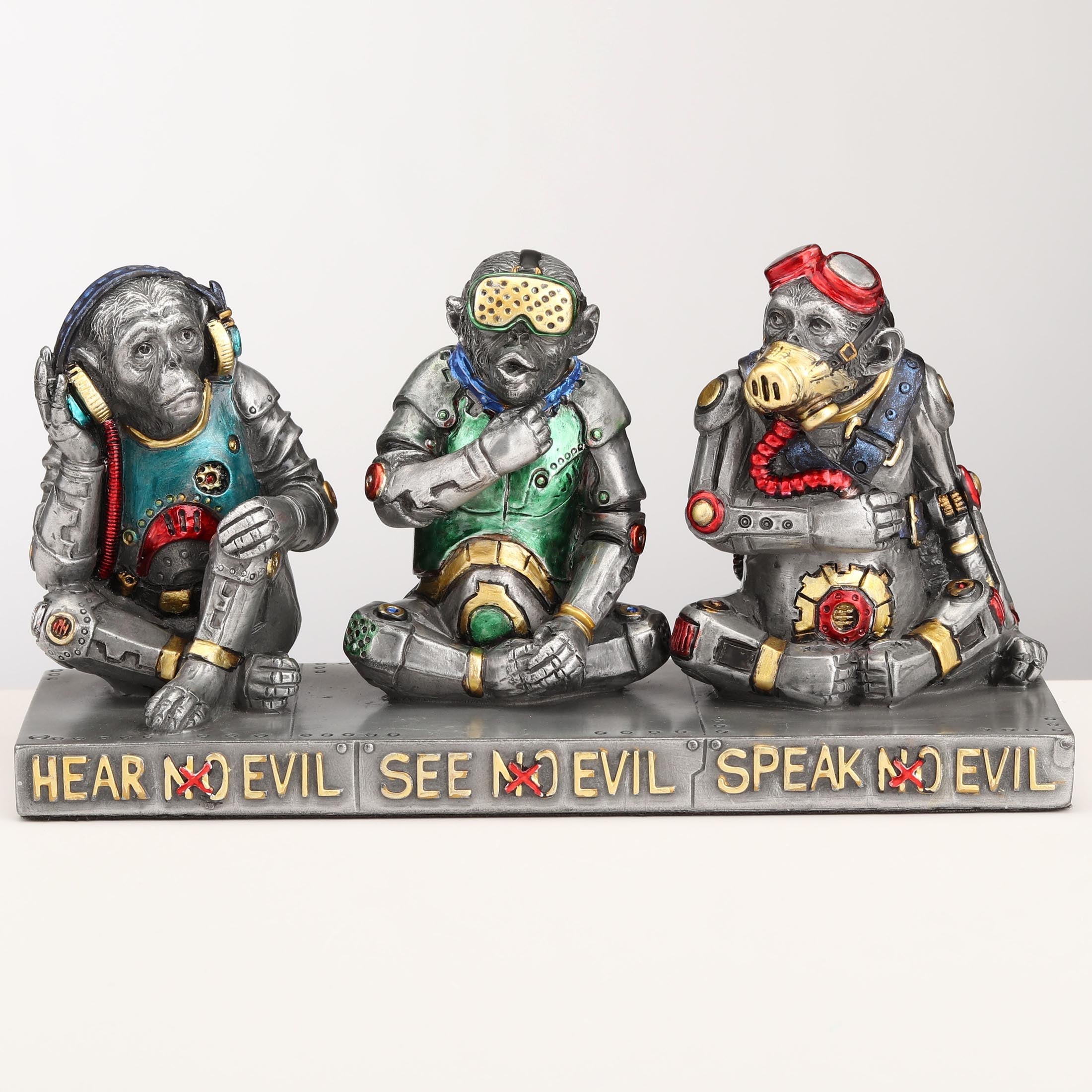 Three Not So Wise Monkeys