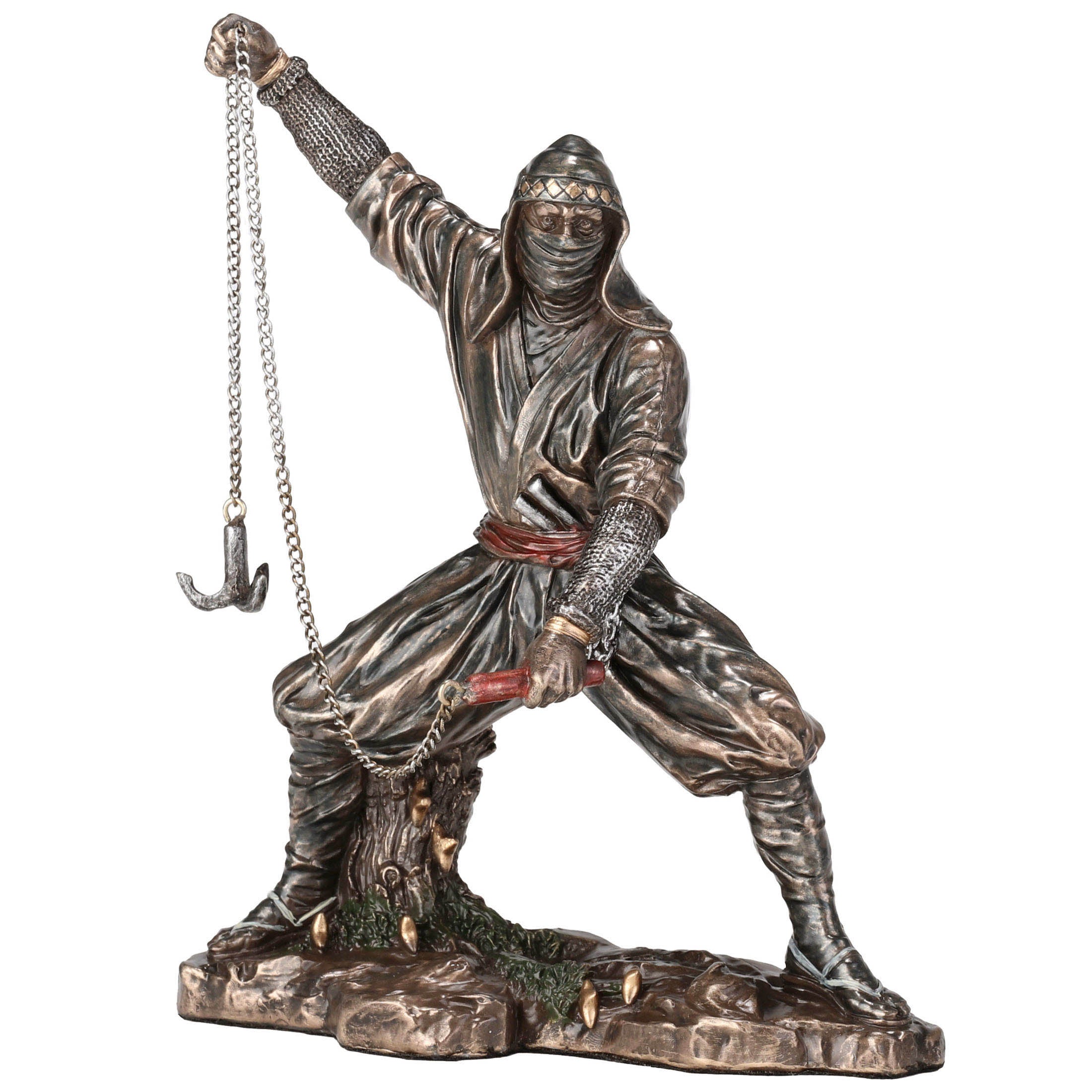 Ninja Wielding Grappling Hook