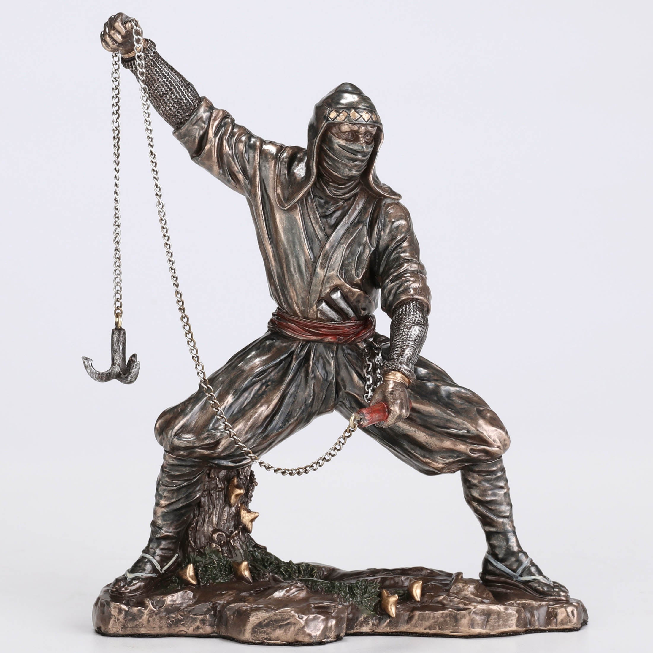 Ninja Wielding Grappling Hook