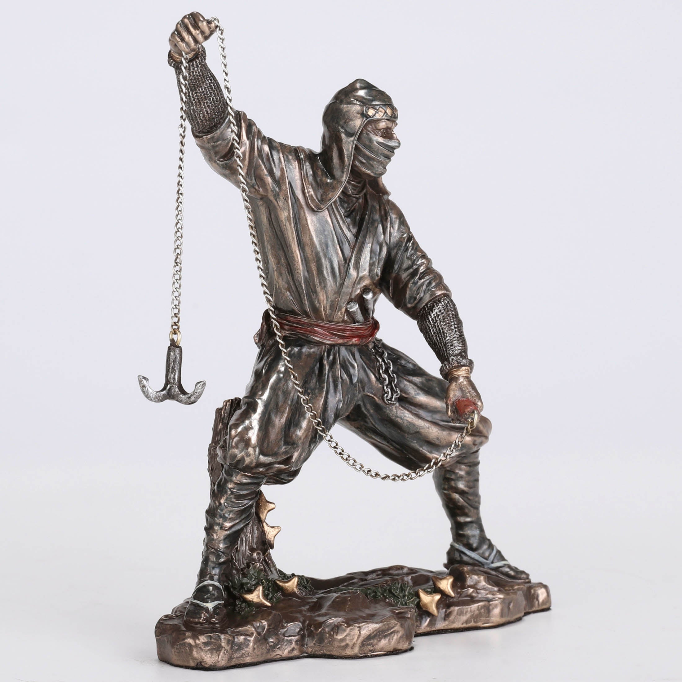 Ninja Wielding Grappling Hook