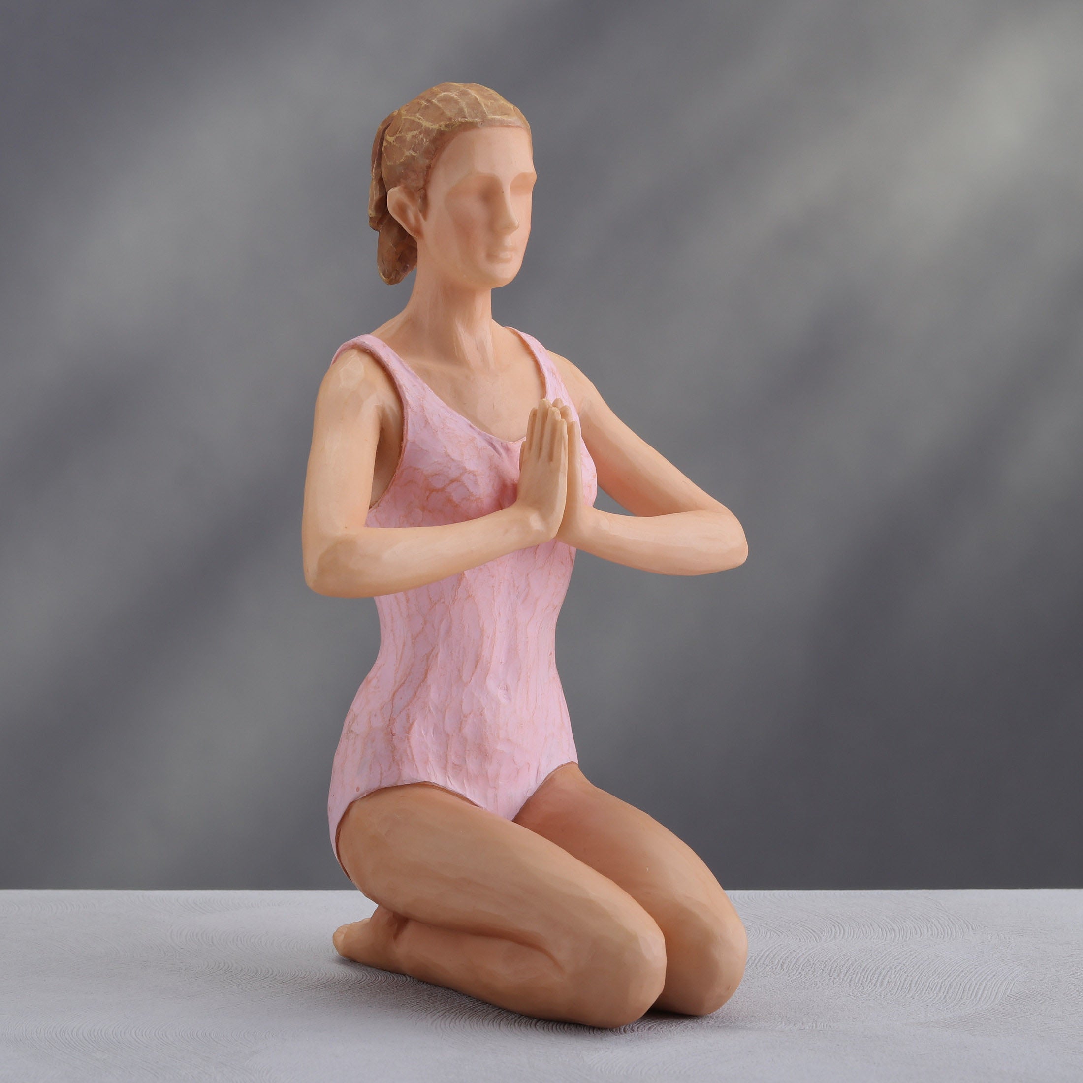 Abstract Yoga Thunderbolt Pose