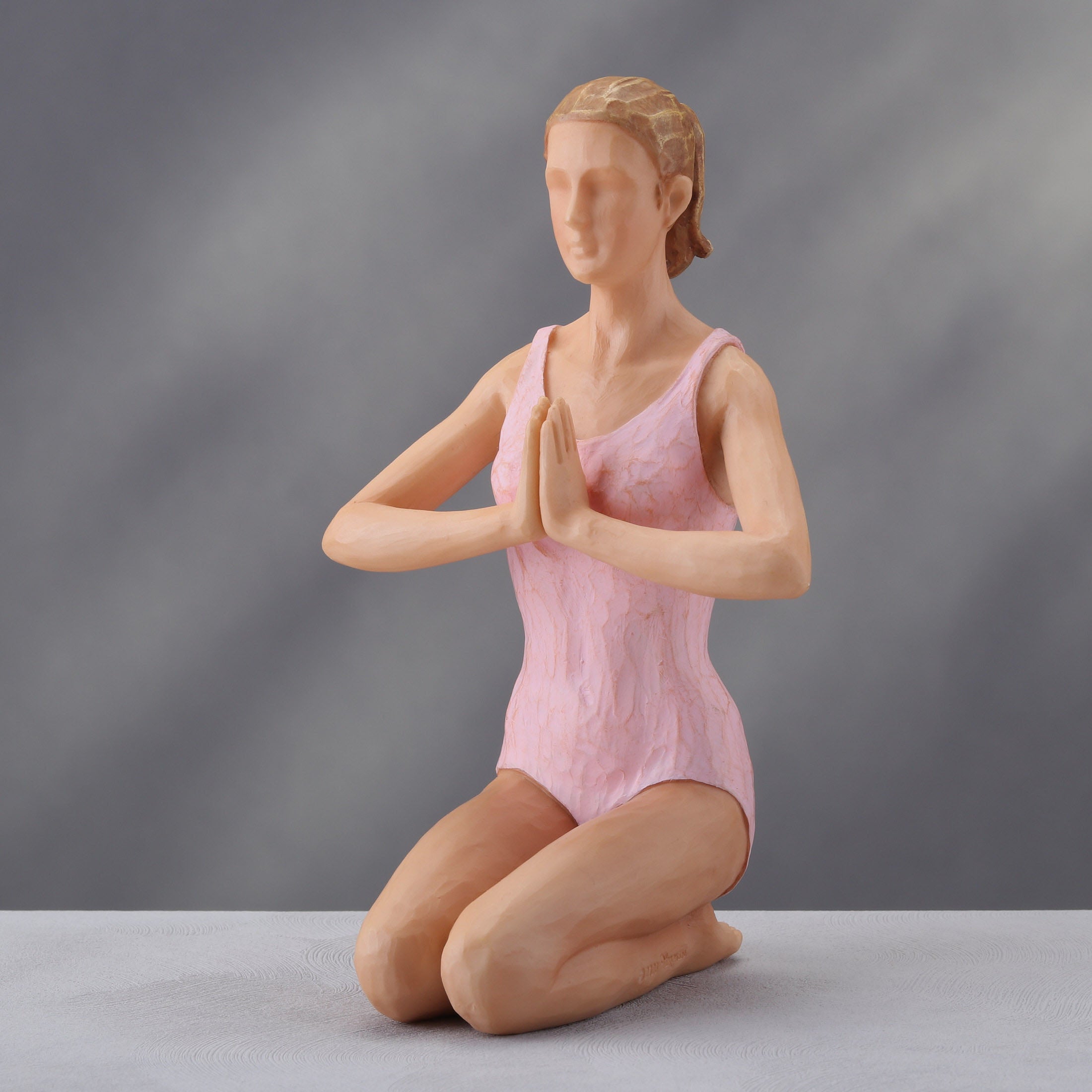 Abstract Yoga Thunderbolt Pose