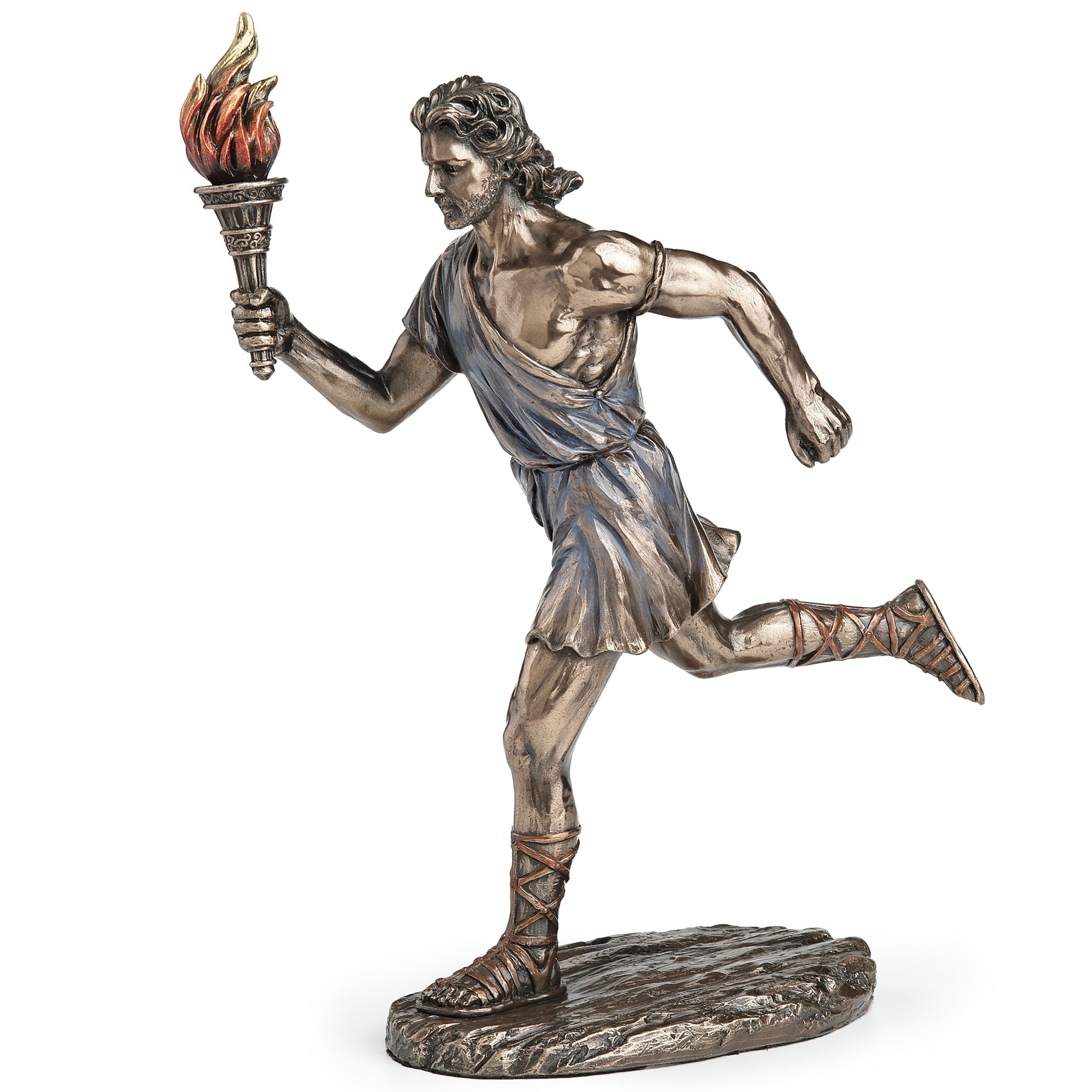Running Olympic Torchbearer
