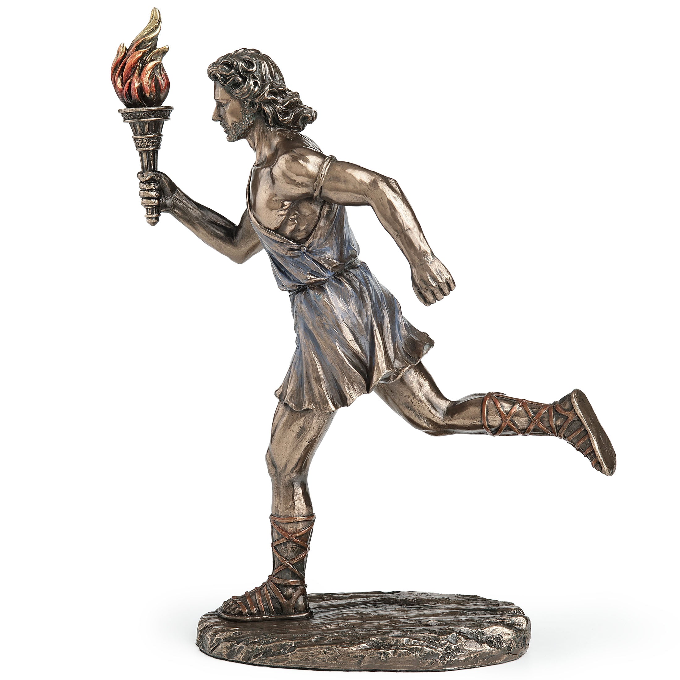 Running Olympic Torchbearer