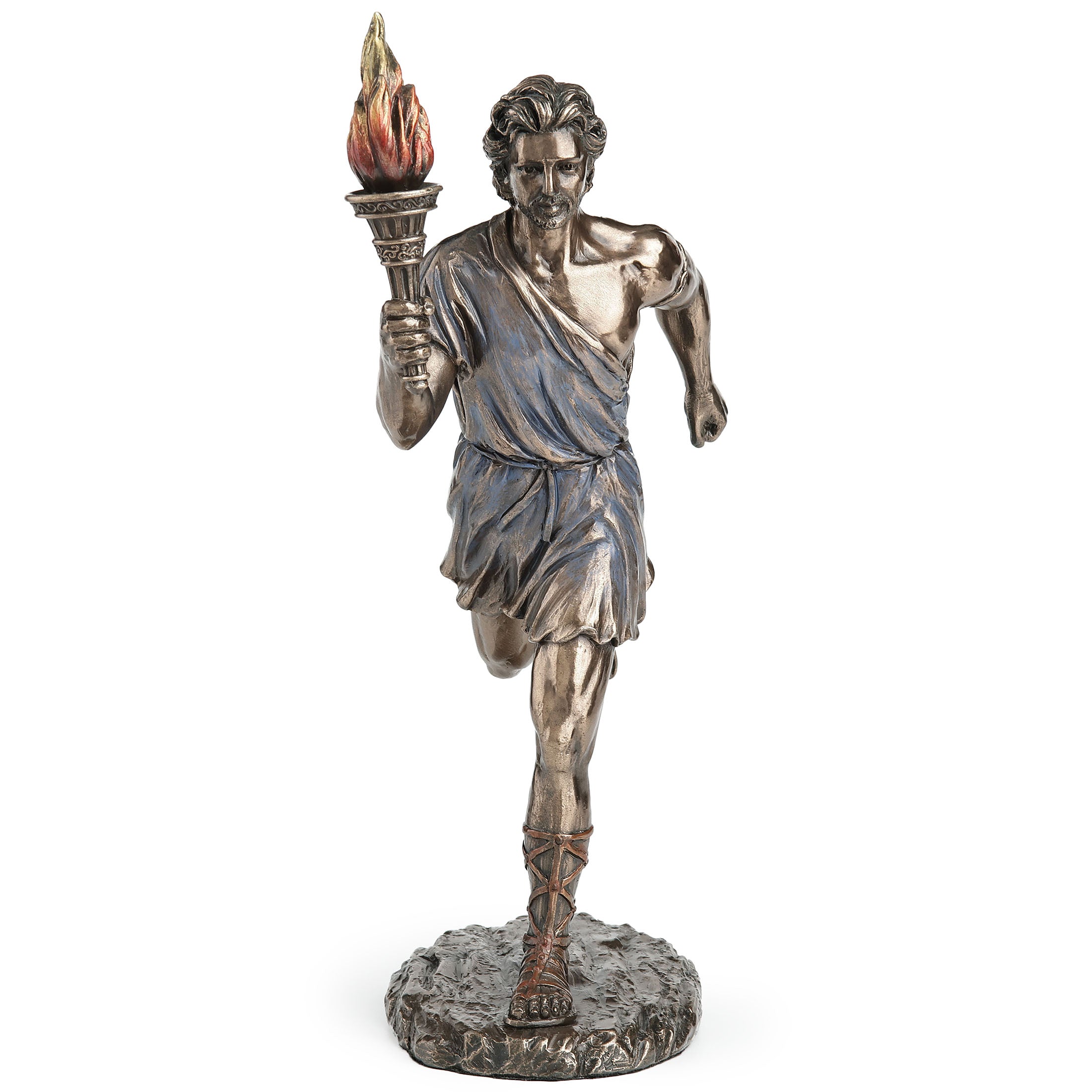 Running Olympic Torchbearer
