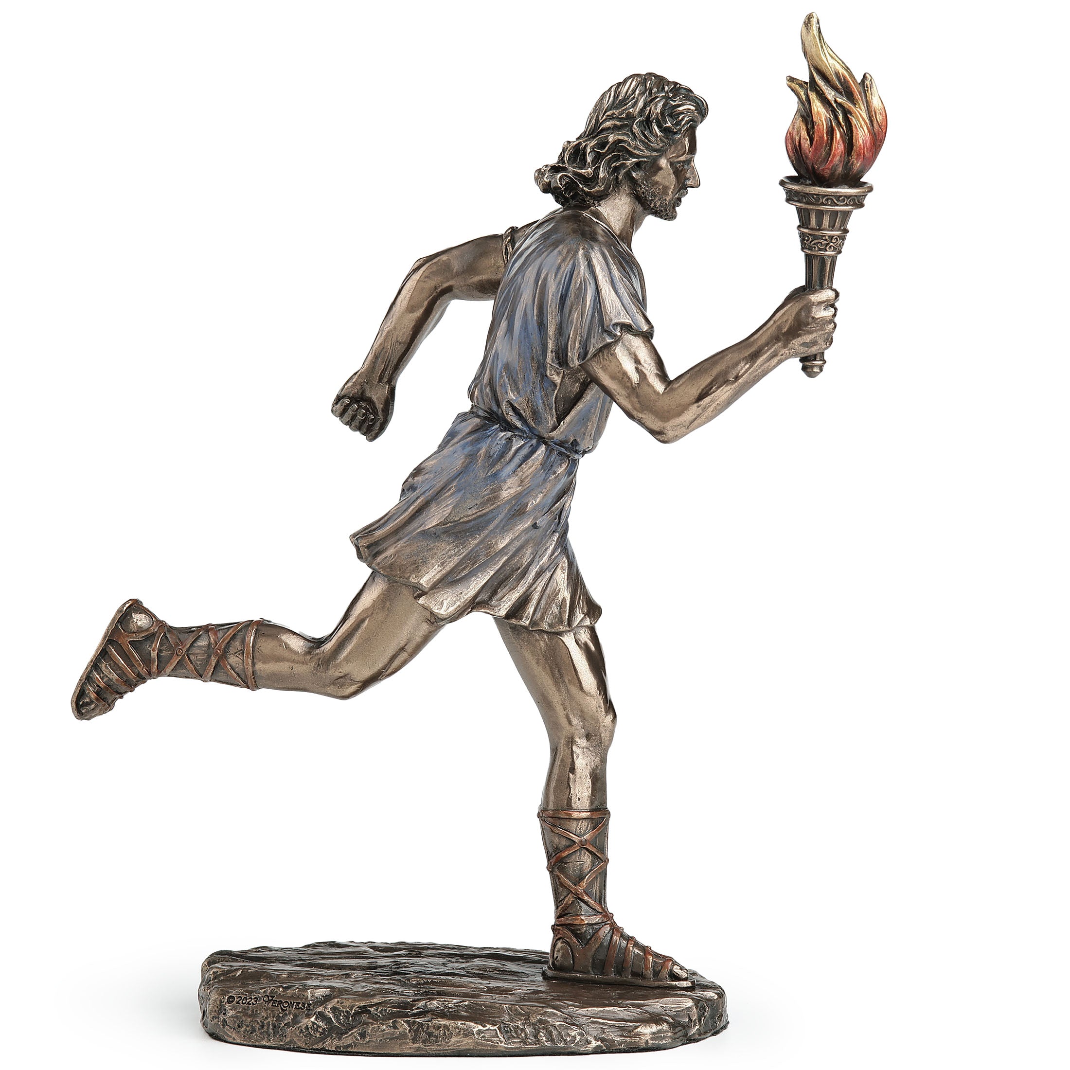 Running Olympic Torchbearer