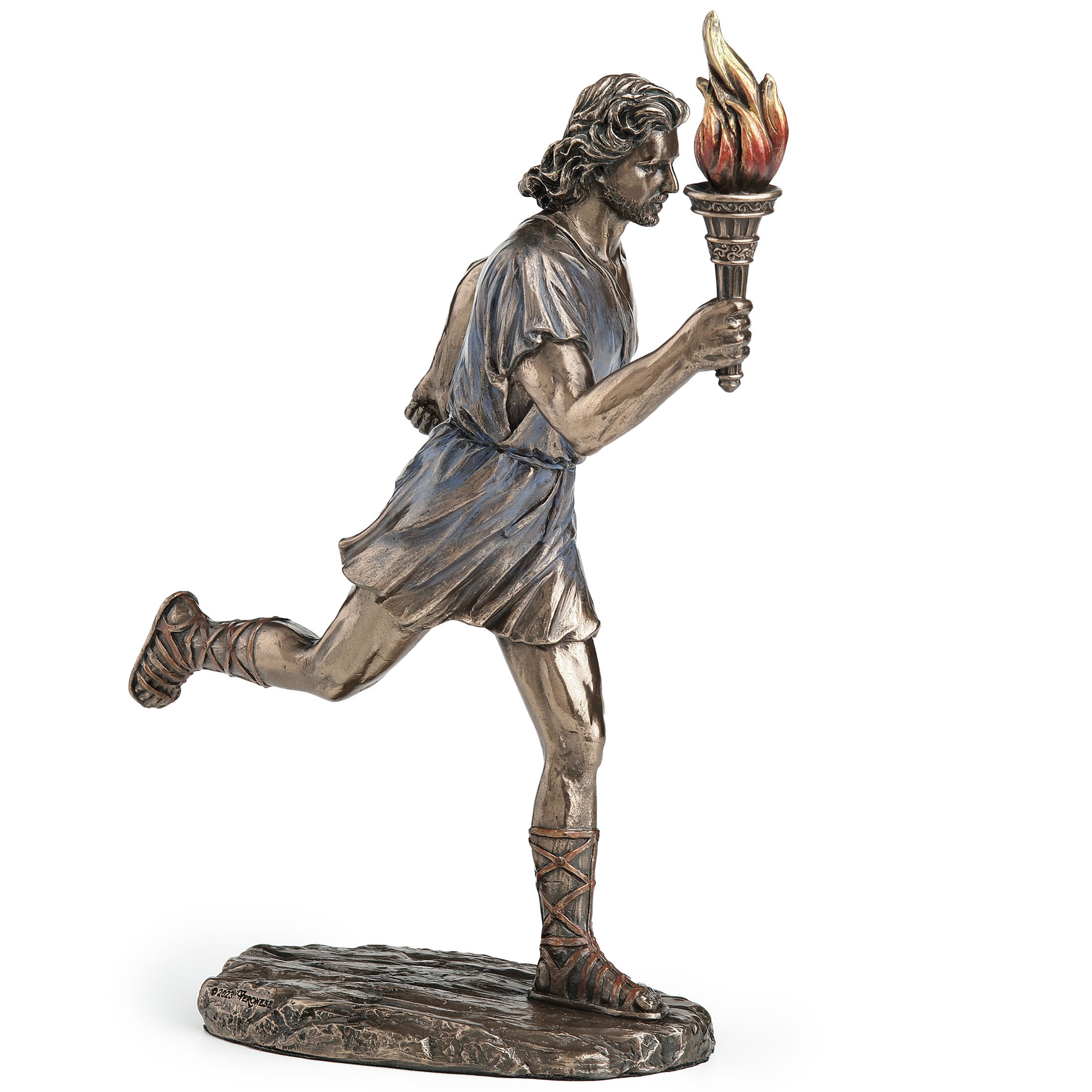 Running Olympic Torchbearer