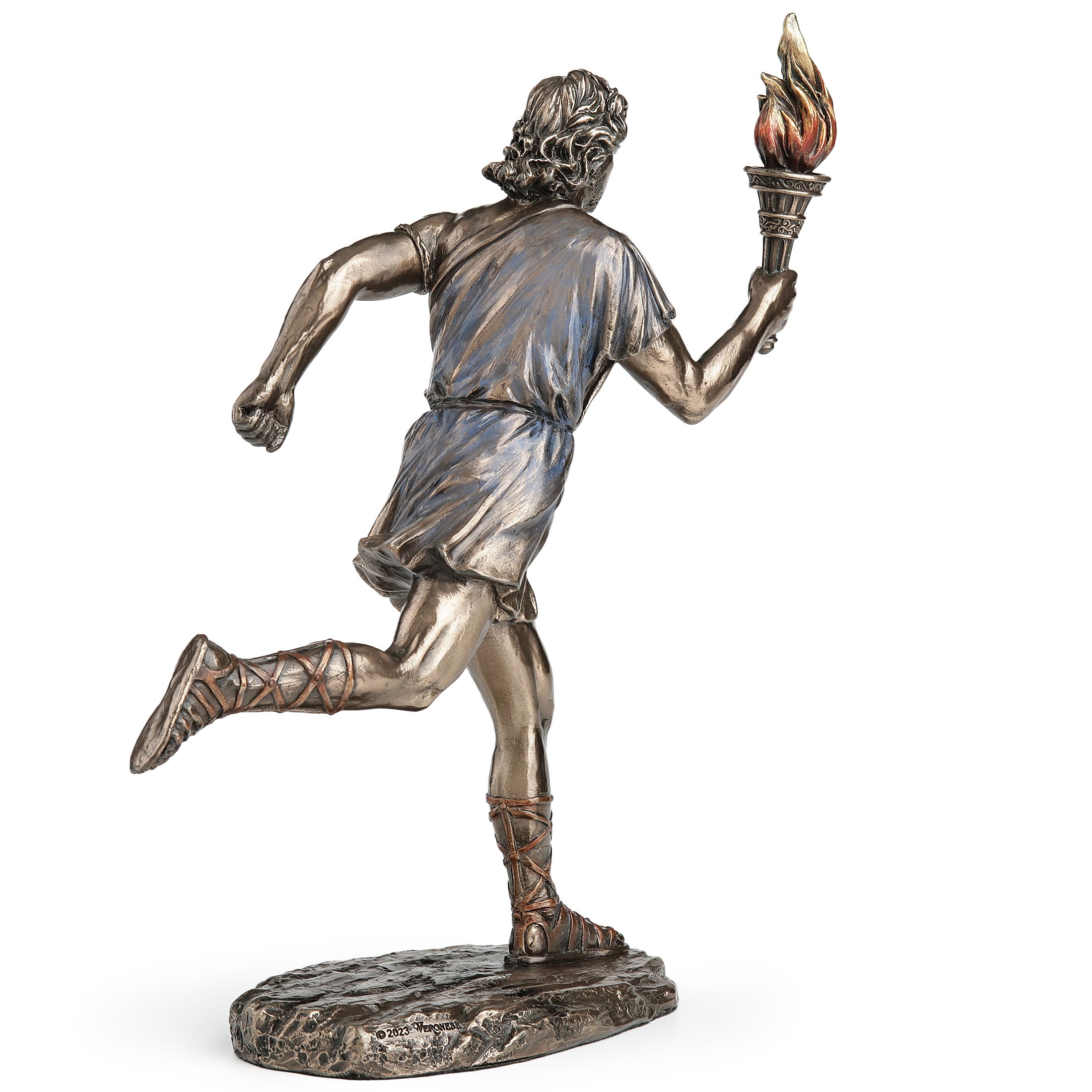 Running Olympic Torchbearer