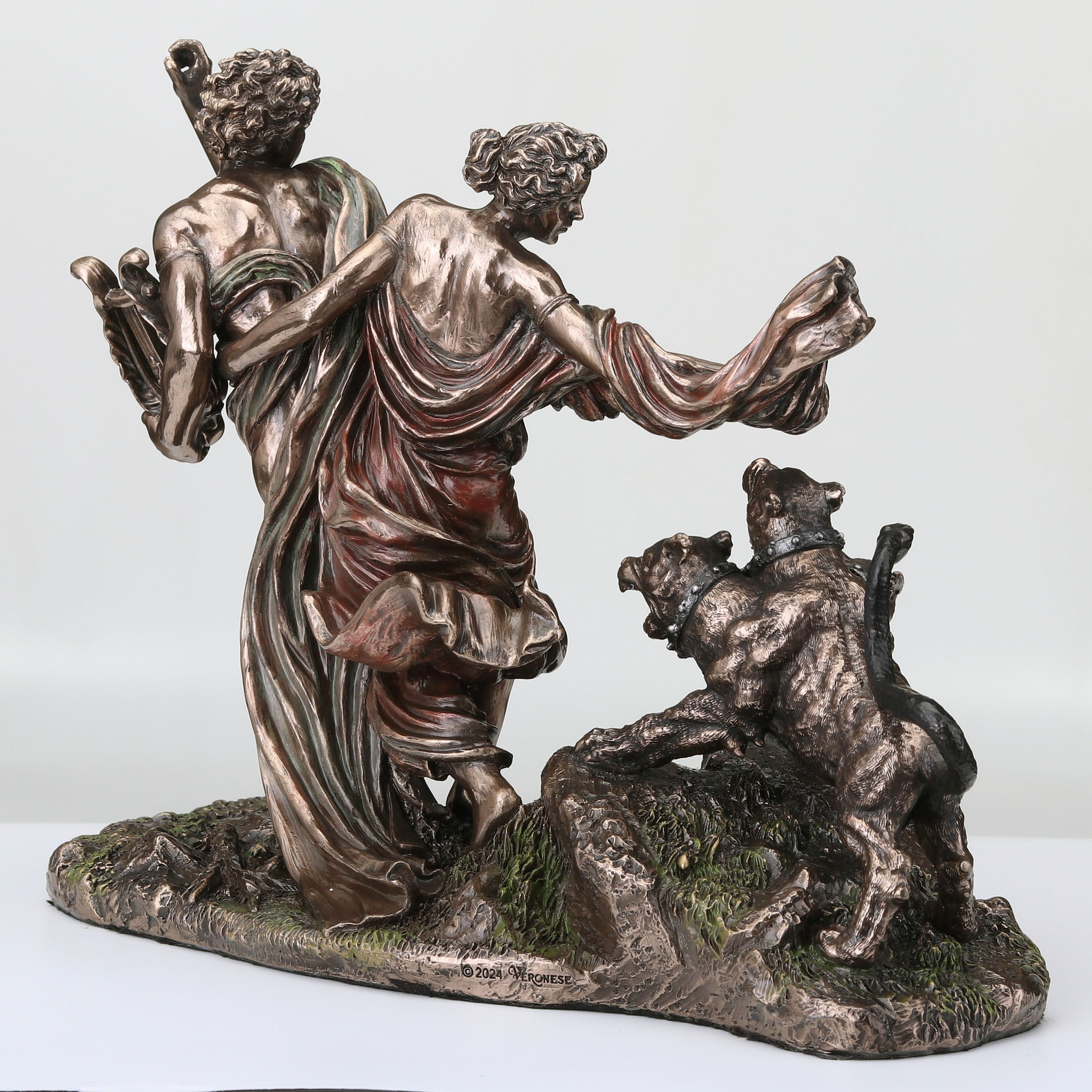 Orpheus And Eurydice Fleeing The Underworld