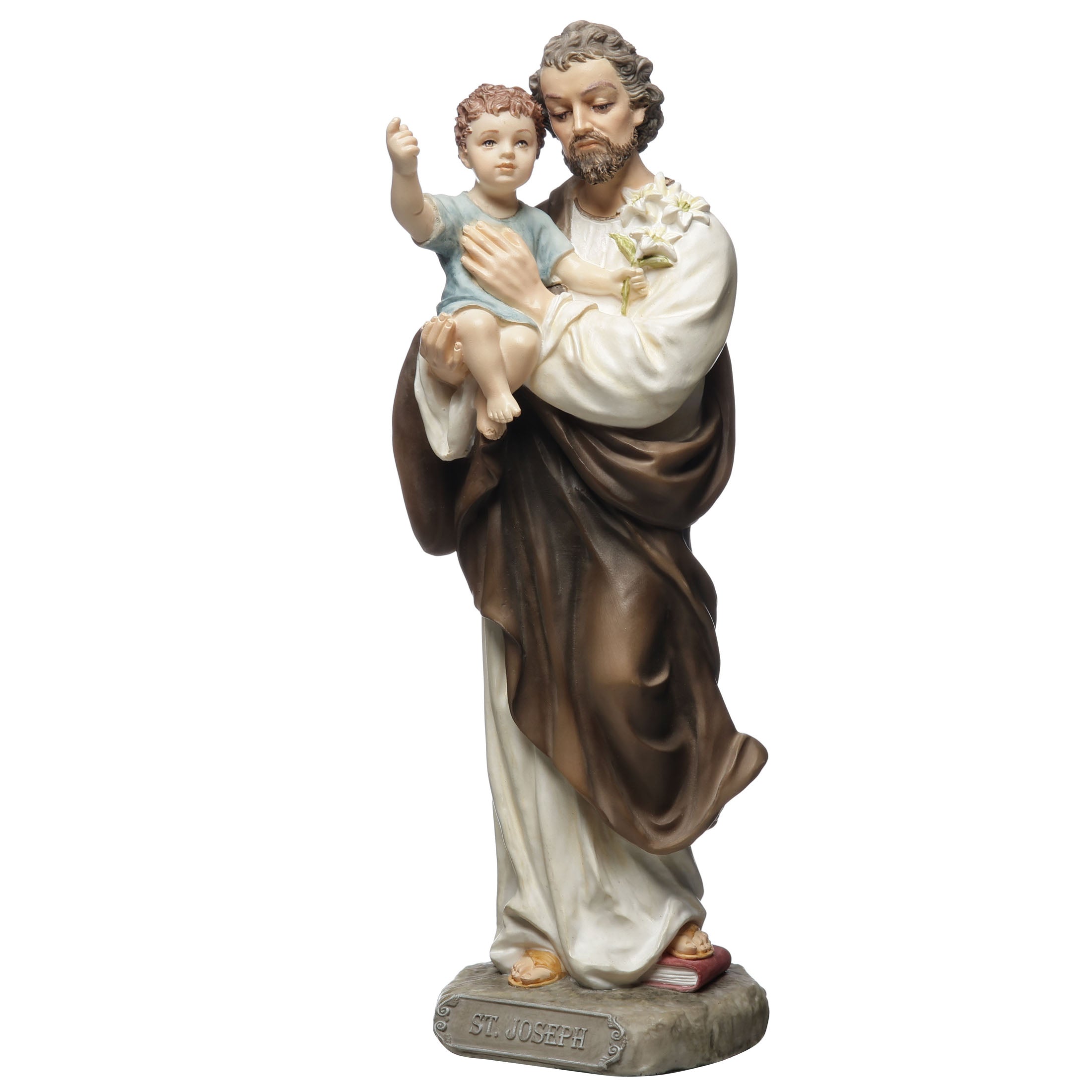 Saint Joseph Holding Baby Jesus