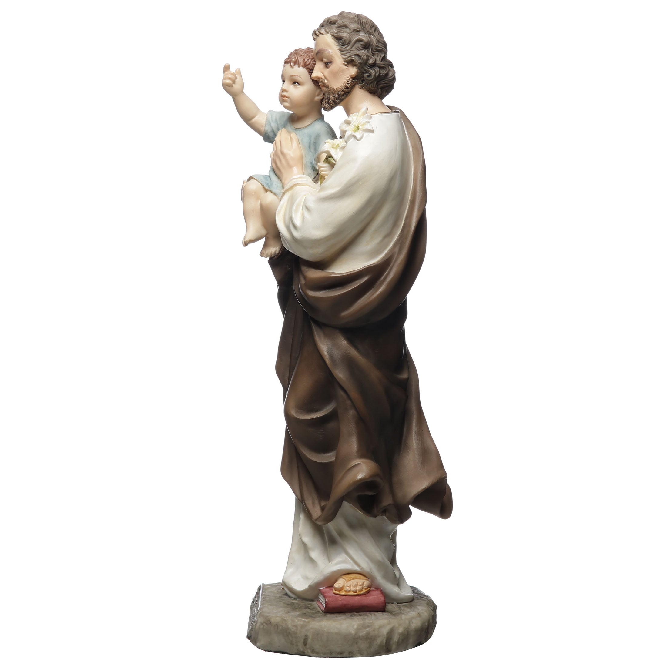Saint Joseph Holding Baby Jesus