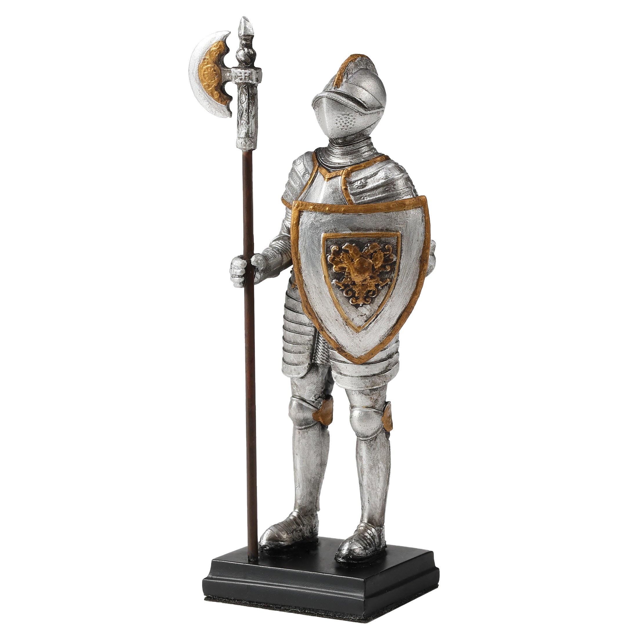 Medieval Knight Armor Poleaxe and Shield (Pack of 12)
