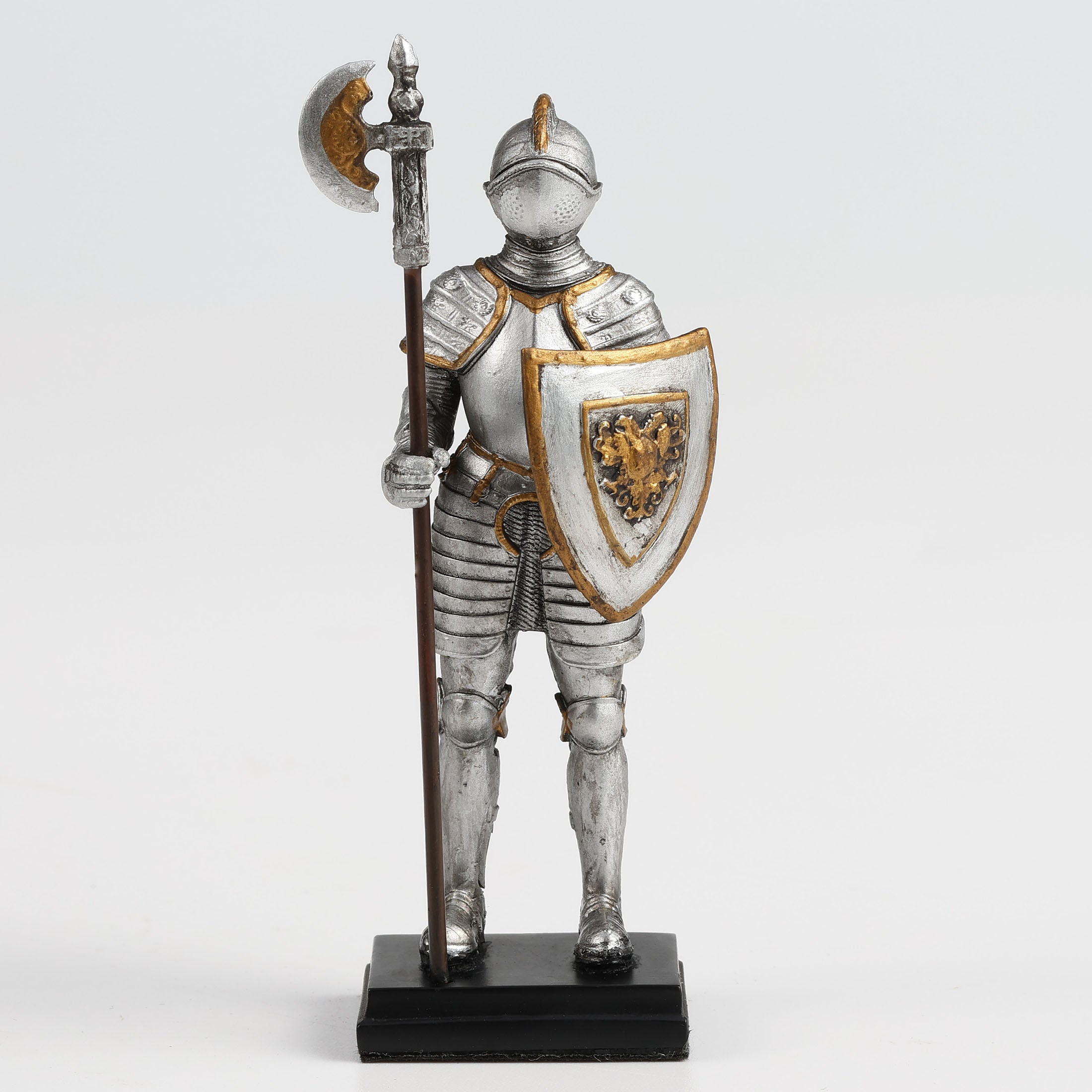 Medieval Knight Armor Poleaxe and Shield (Pack of 12)