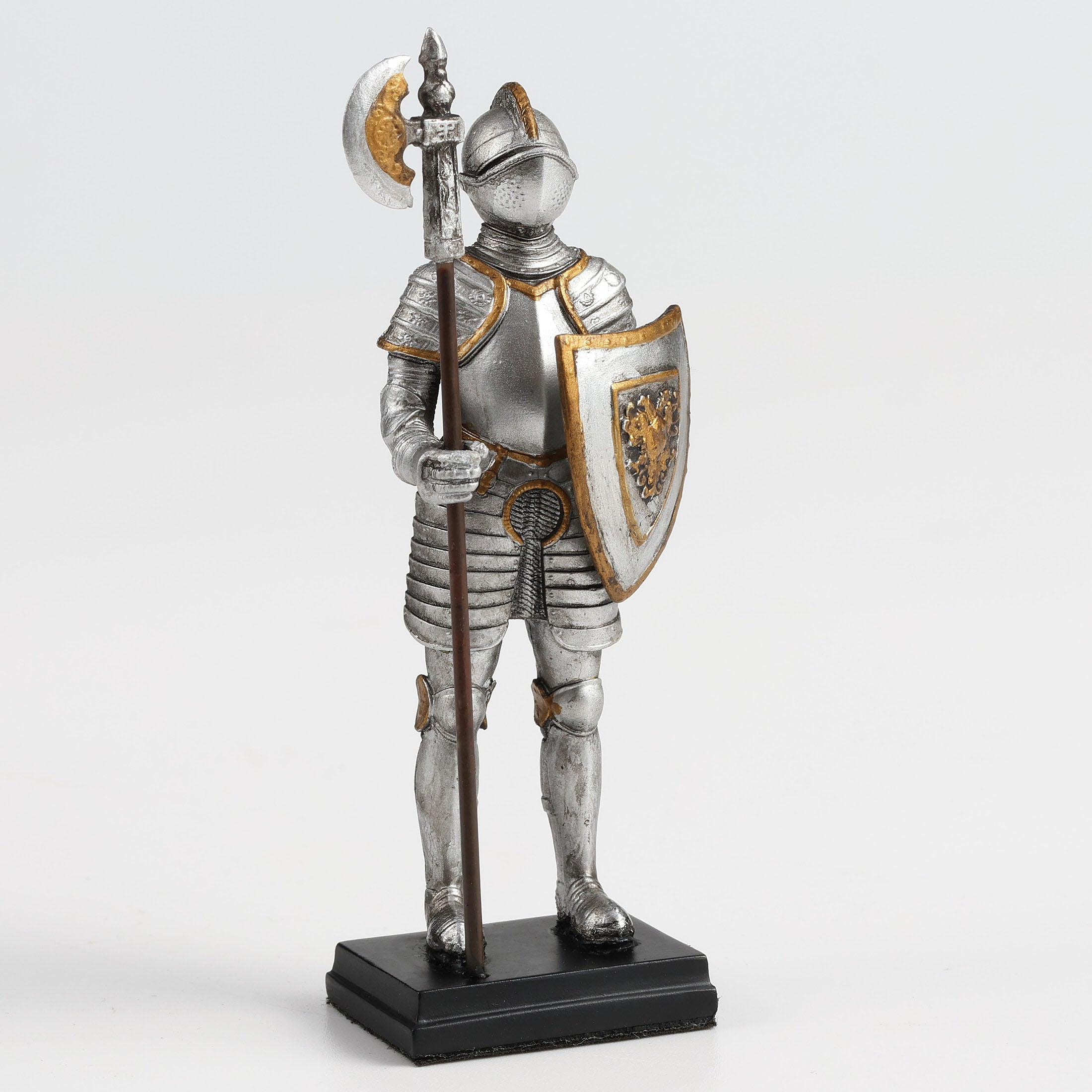 Medieval Knight Armor Poleaxe and Shield (Pack of 12)
