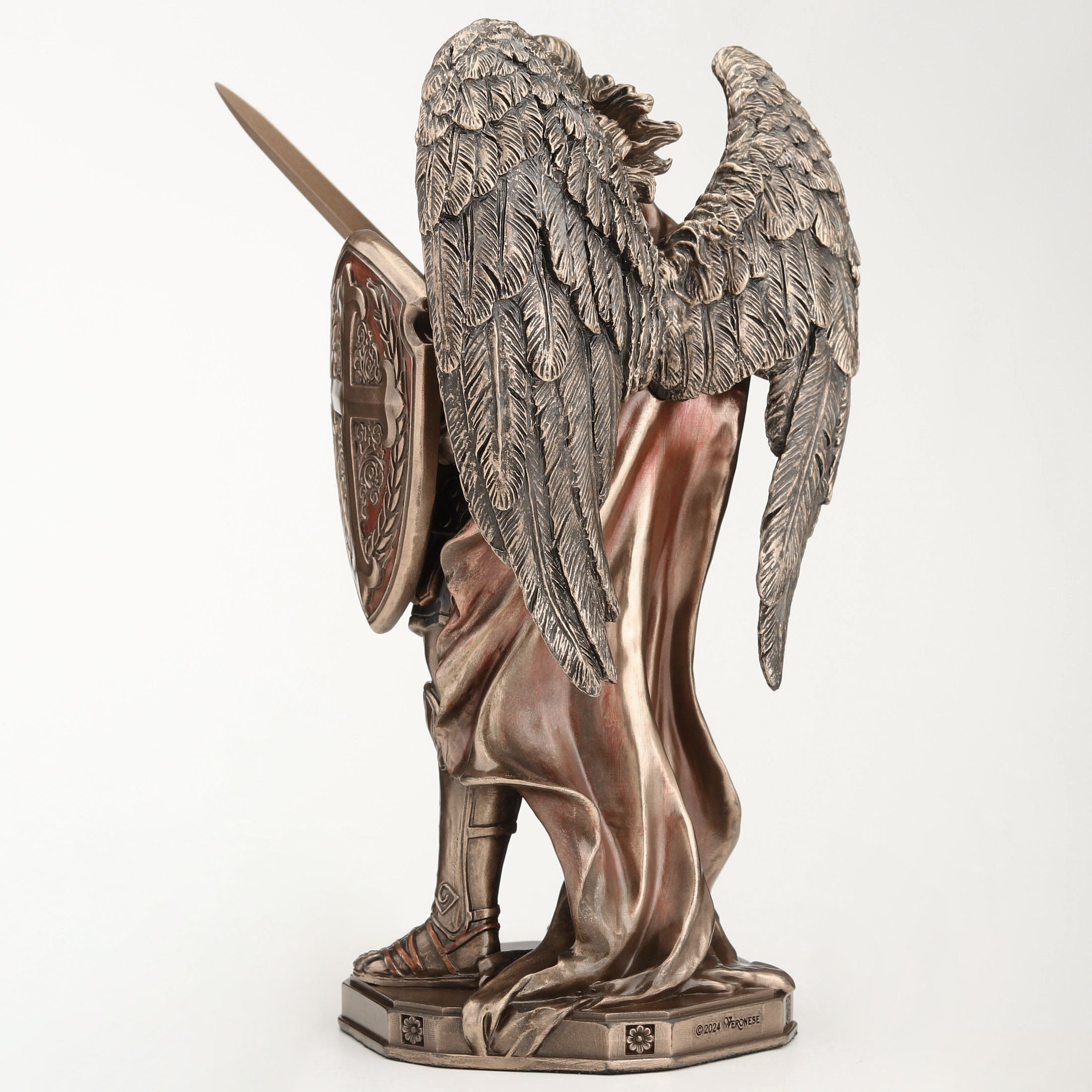 Archangel Saint Michael Wielding Sword and Shield