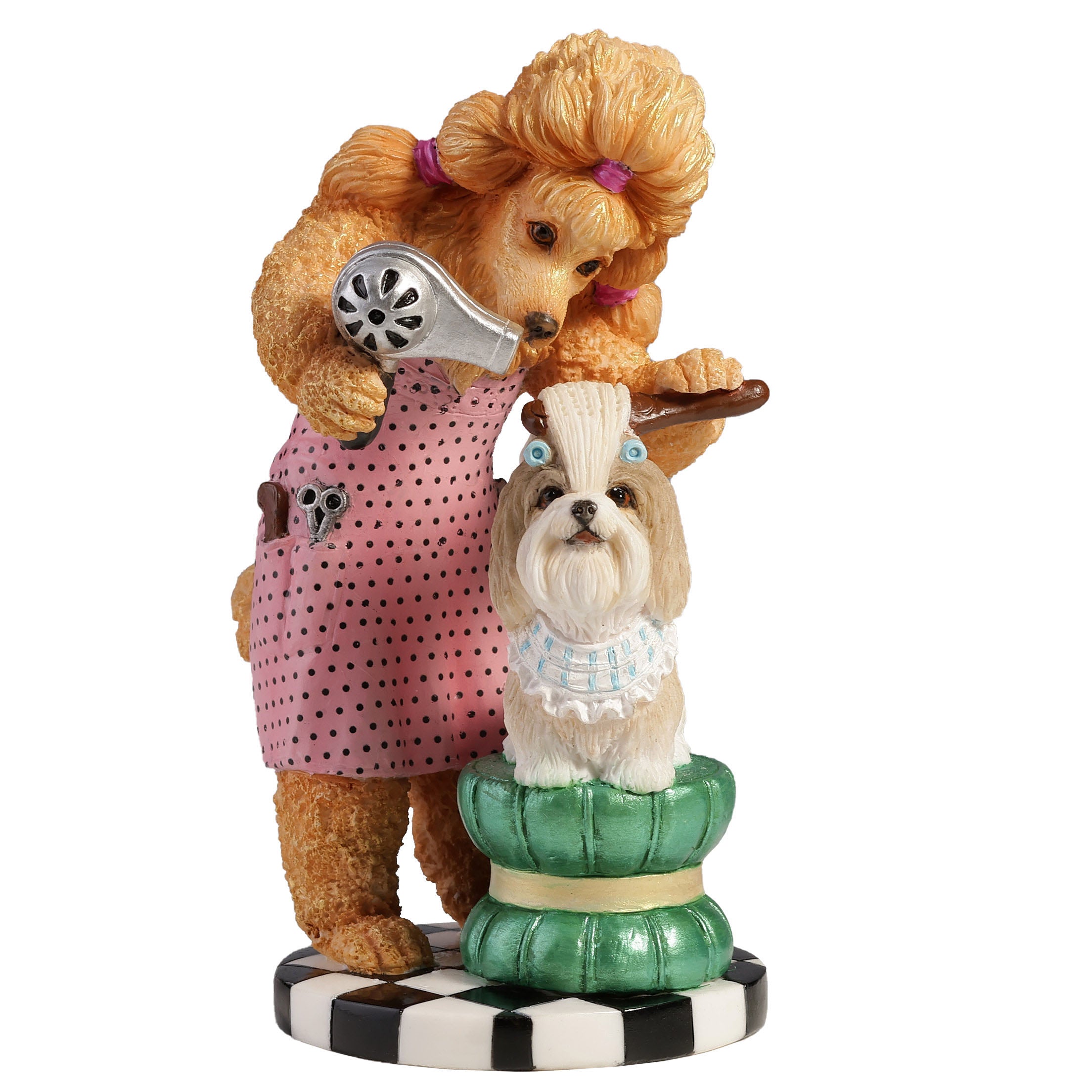 Poodle Hairdresser Grooming A Shih Tzu