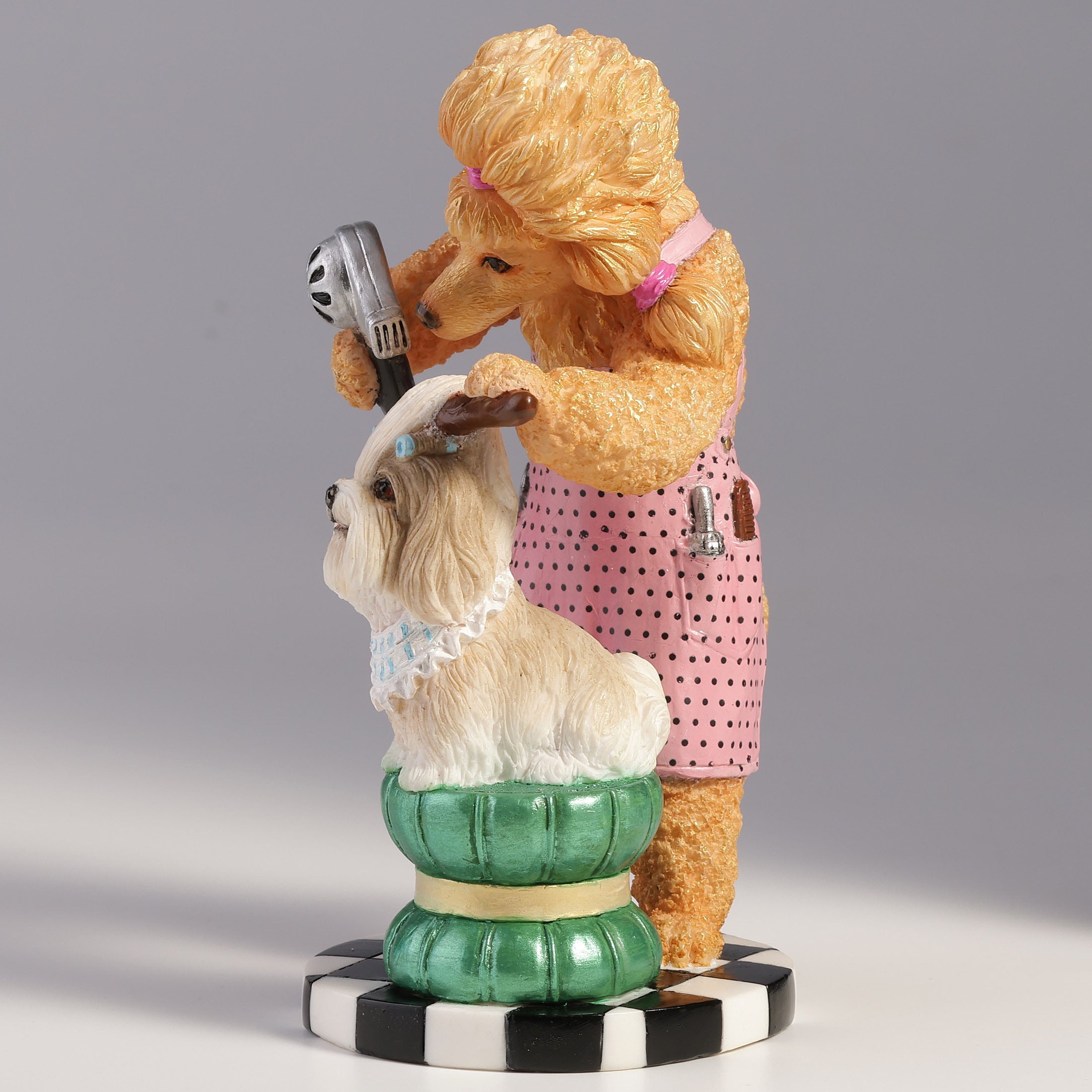 Poodle Hairdresser Grooming A Shih Tzu