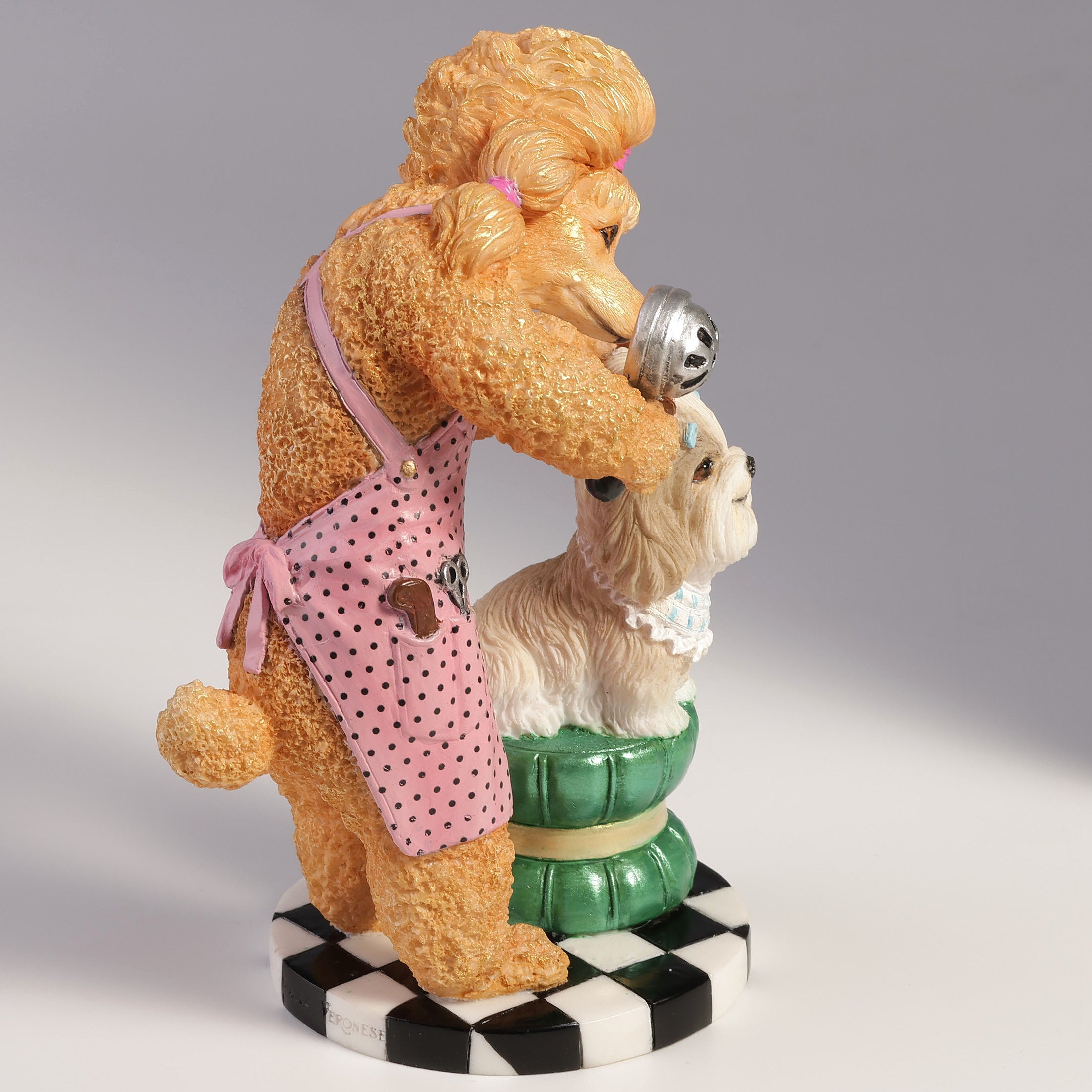 Poodle Hairdresser Grooming A Shih Tzu