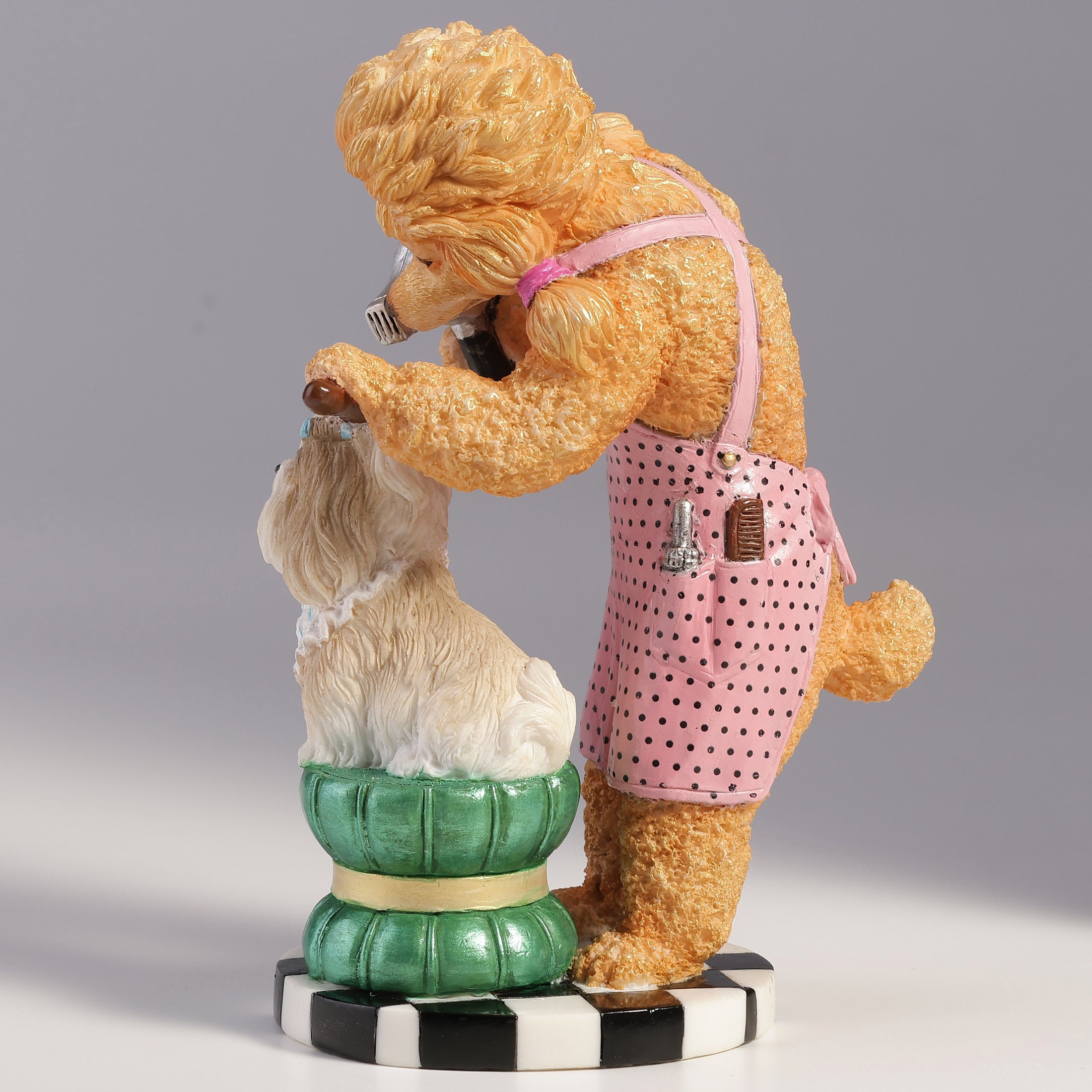 Poodle Hairdresser Grooming A Shih Tzu