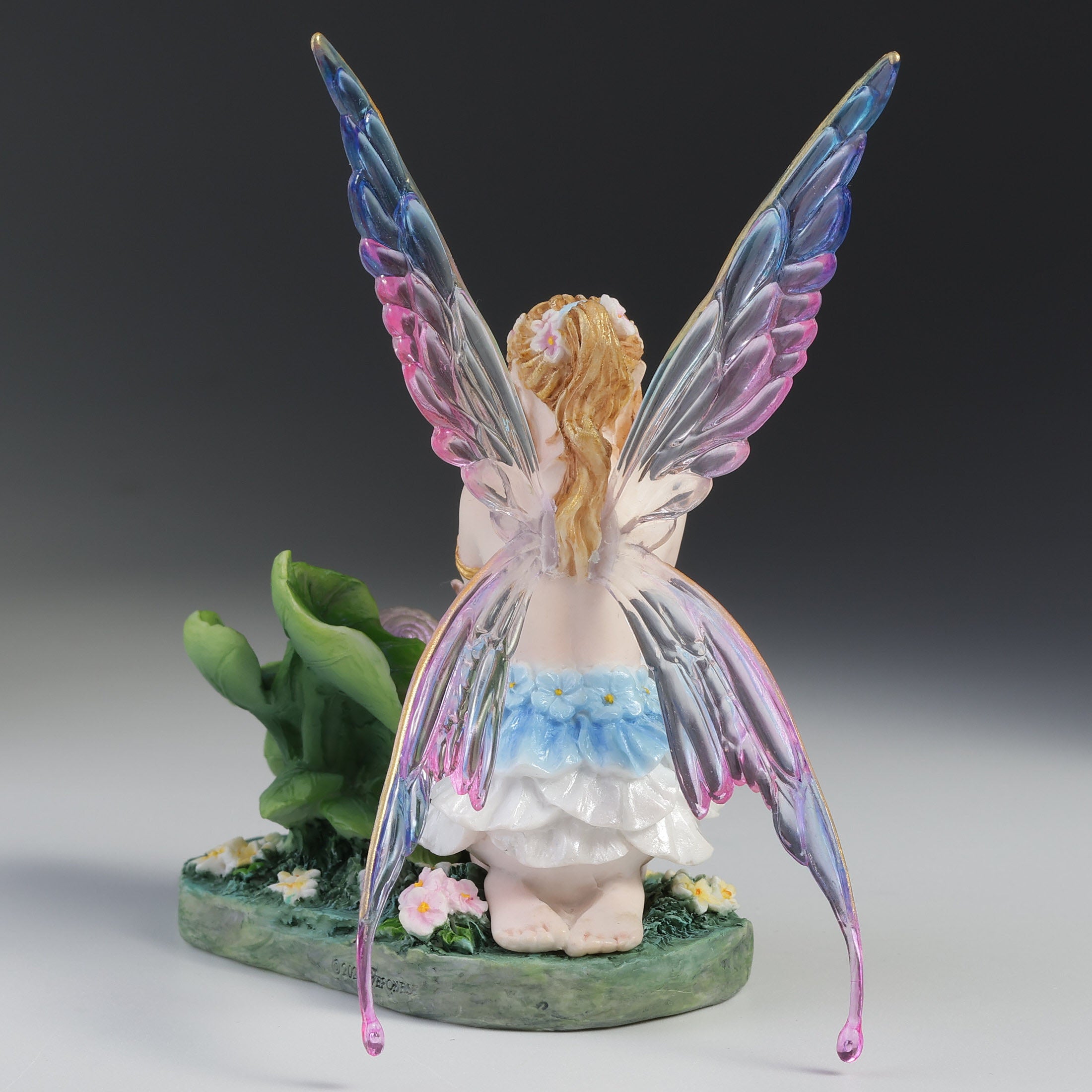 Cerulean Blue Fairy And Snail