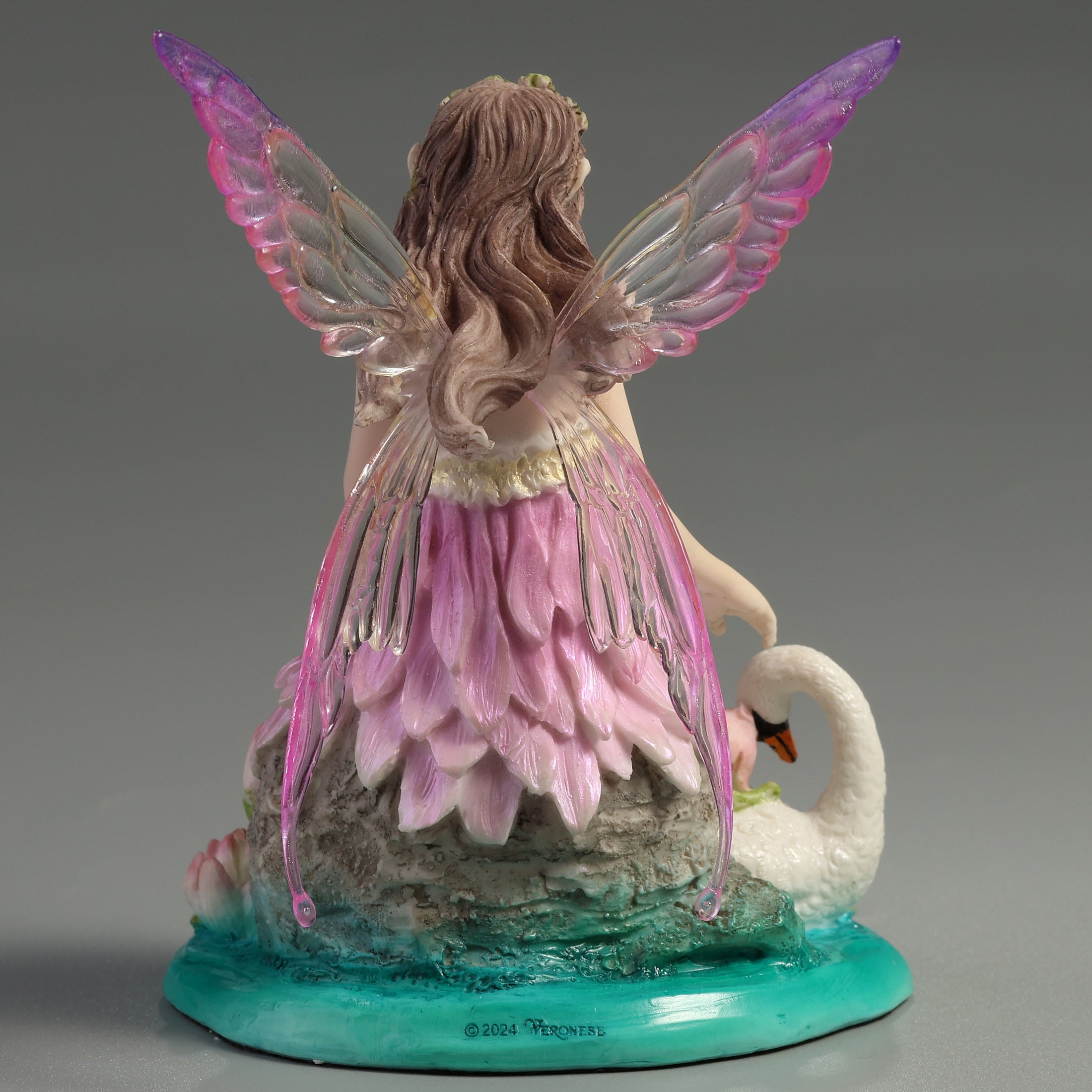 Lotus Fairy With Baby And Swan
