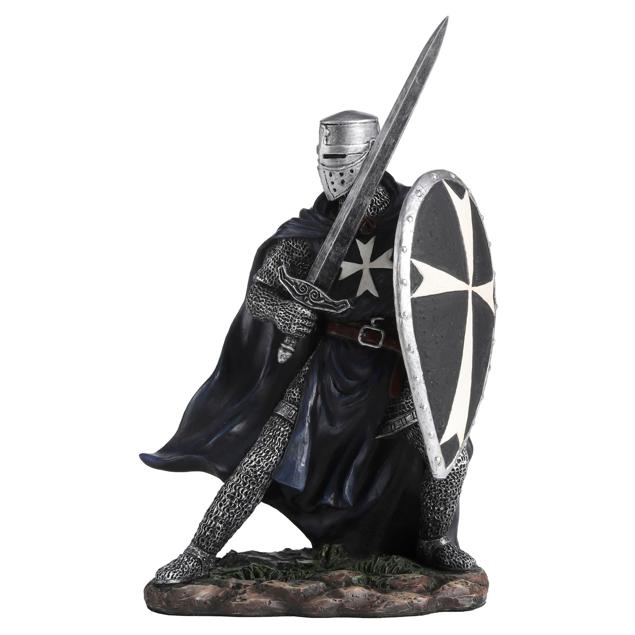 Knights Hospitaller Wielding Sword And Shield