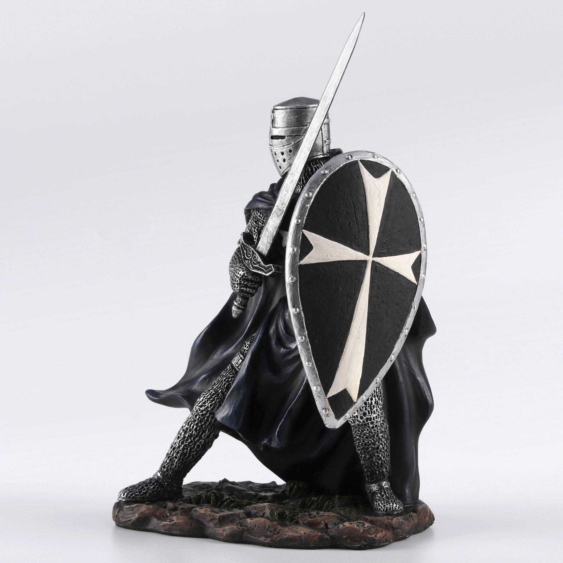 Knights Hospitaller Wielding Sword And Shield