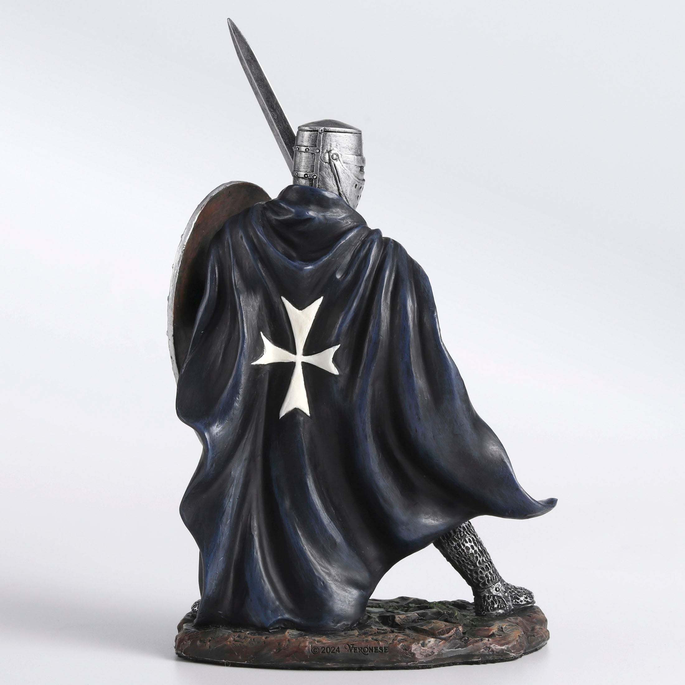 Knights Hospitaller Wielding Sword And Shield
