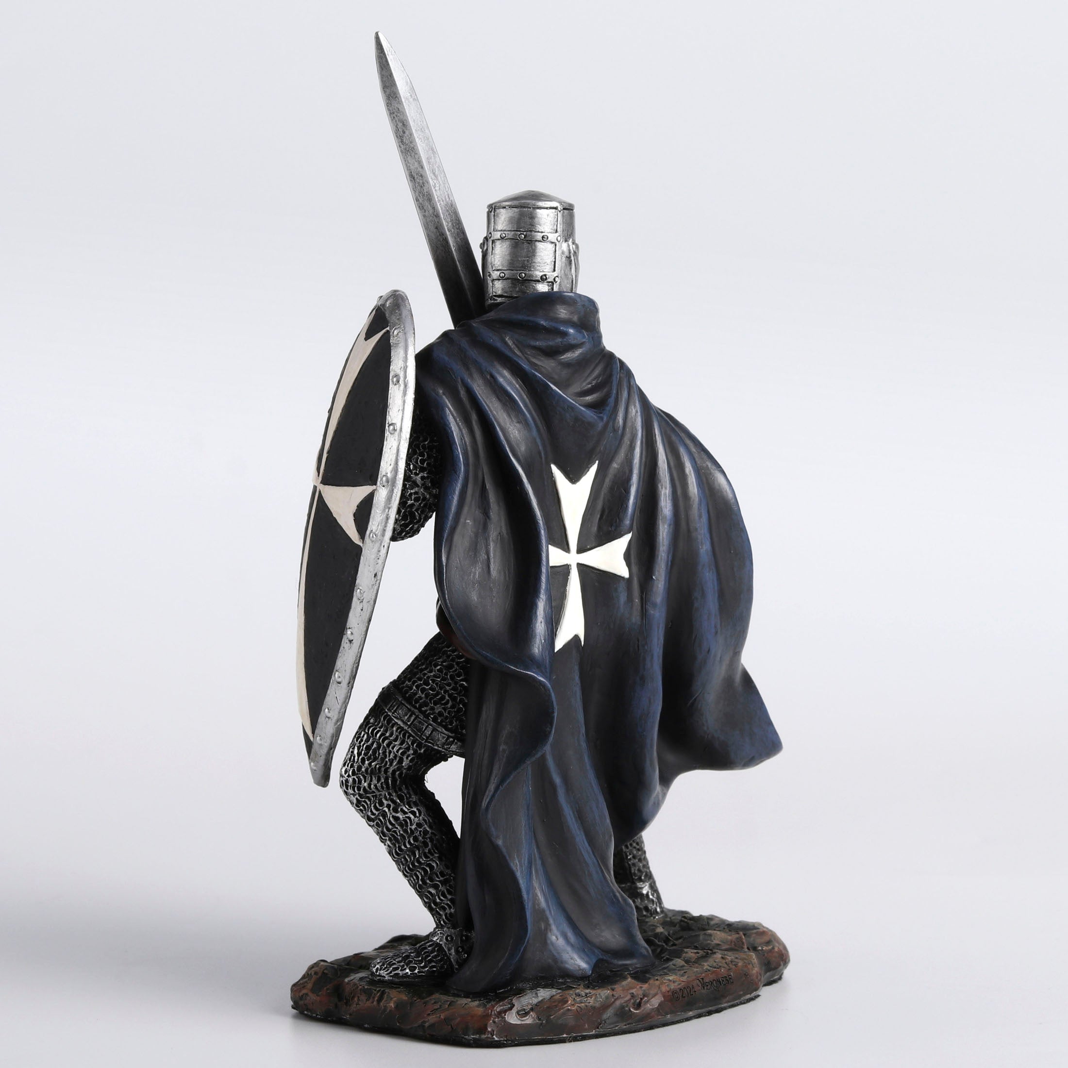 Knights Hospitaller Wielding Sword And Shield