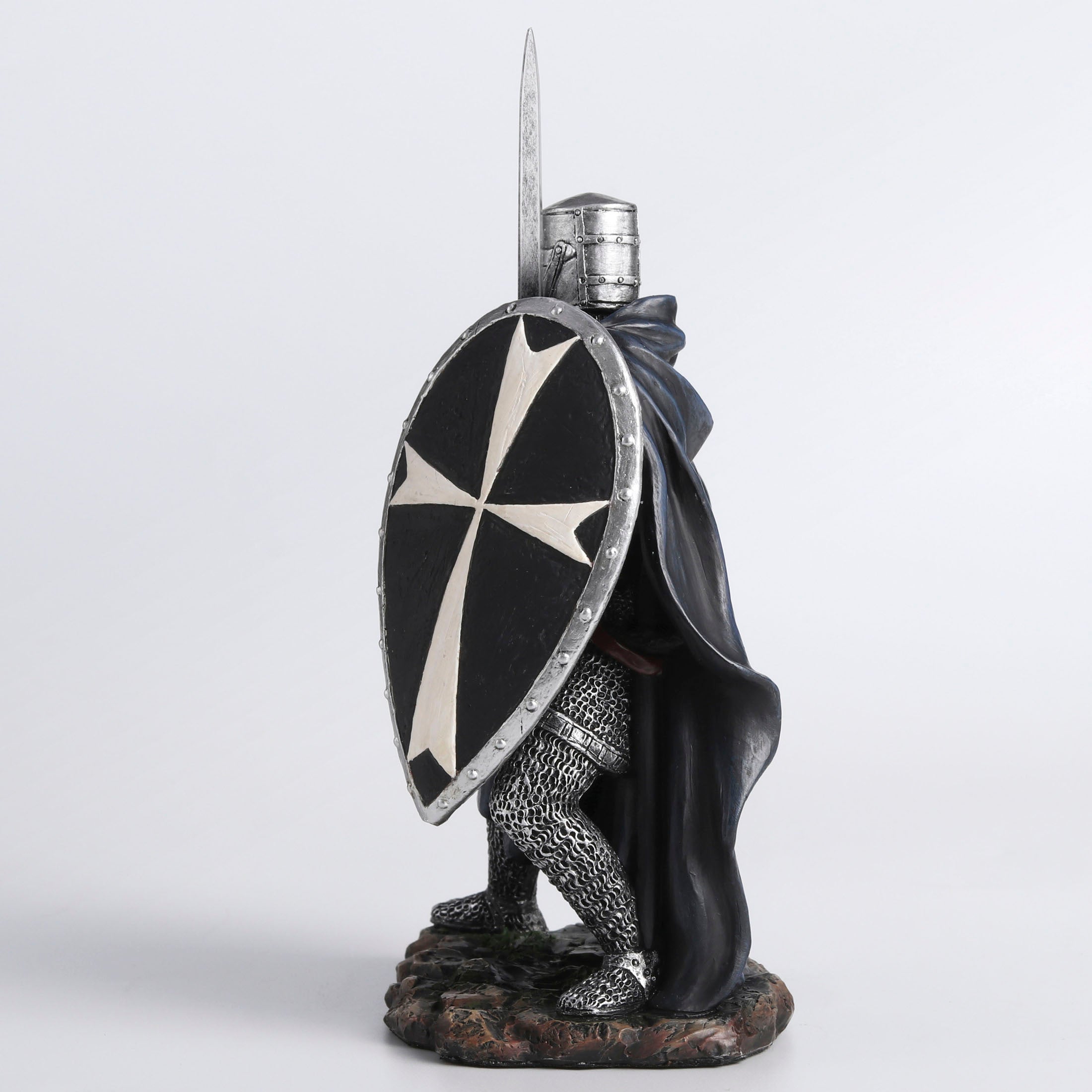 Knights Hospitaller Wielding Sword And Shield