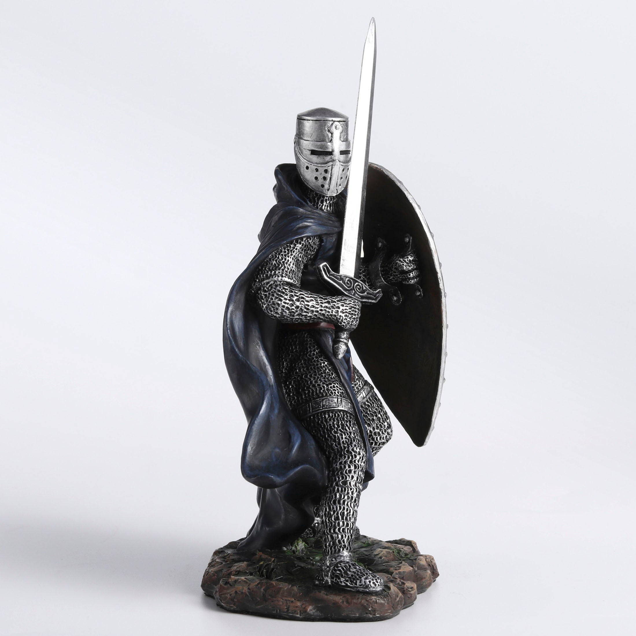 Knights Hospitaller Wielding Sword And Shield