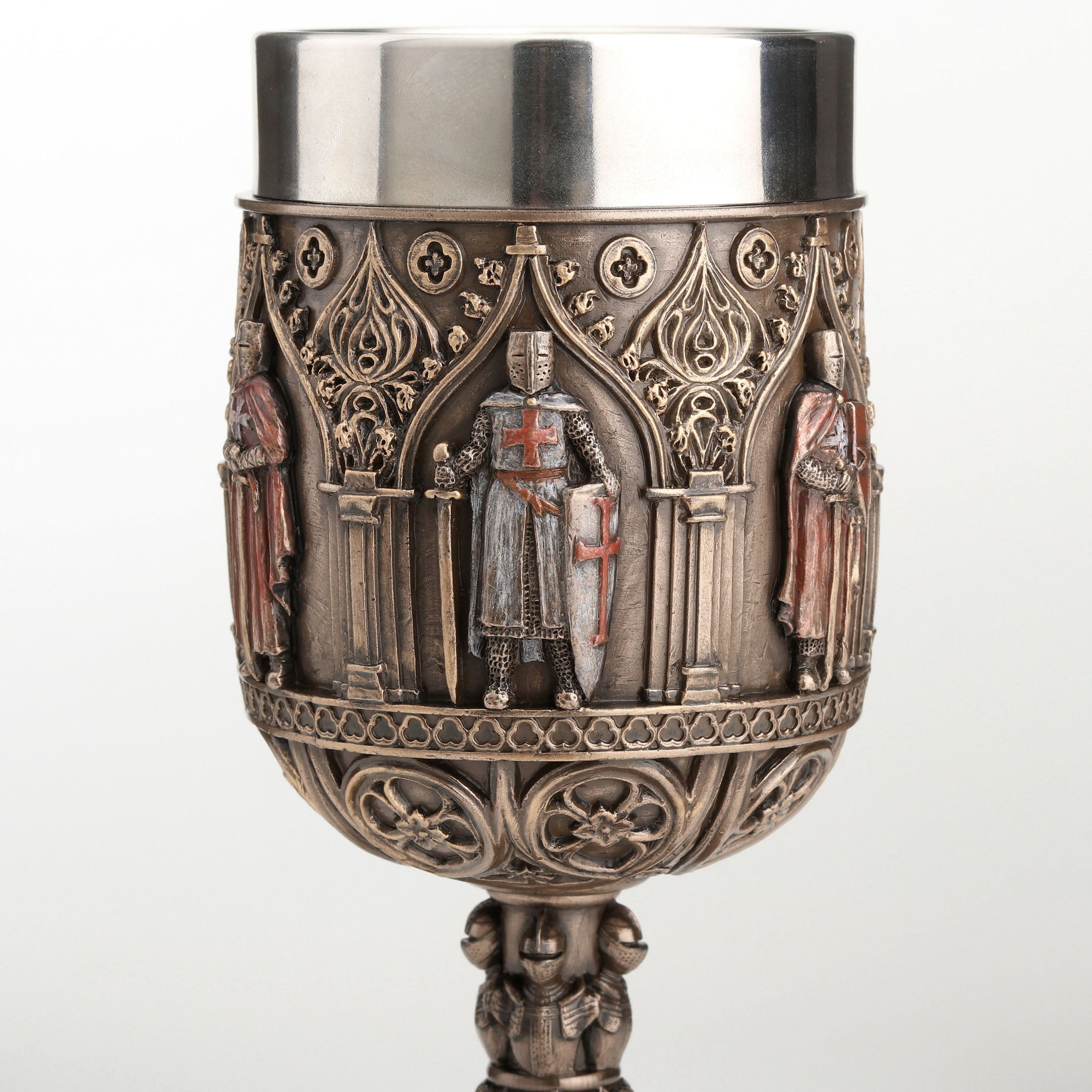 Medieval Knights Templar Icon Chalice Cup