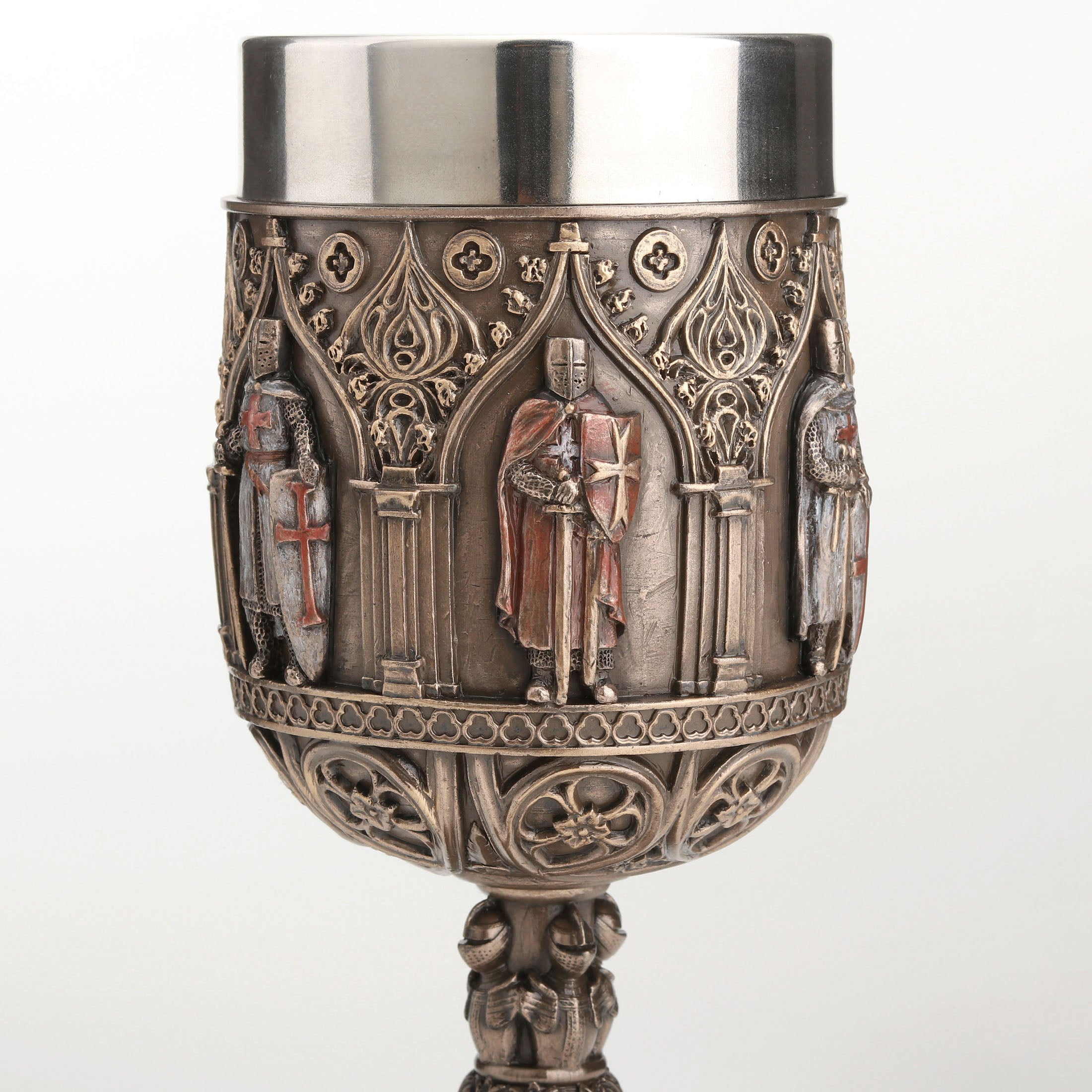 Medieval Knights Templar Icon Chalice Cup