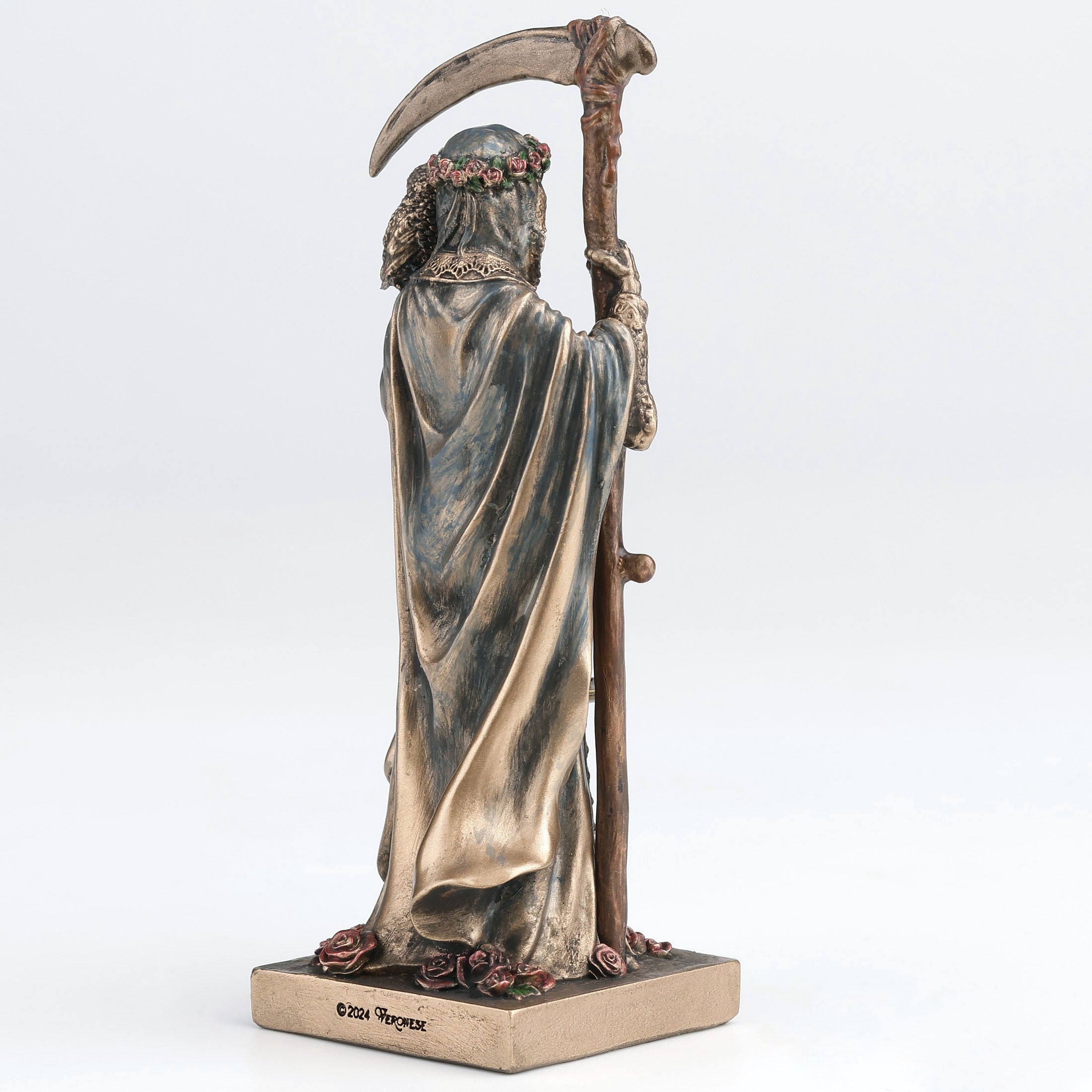 Santa Muerte Holding Scythe And Scale