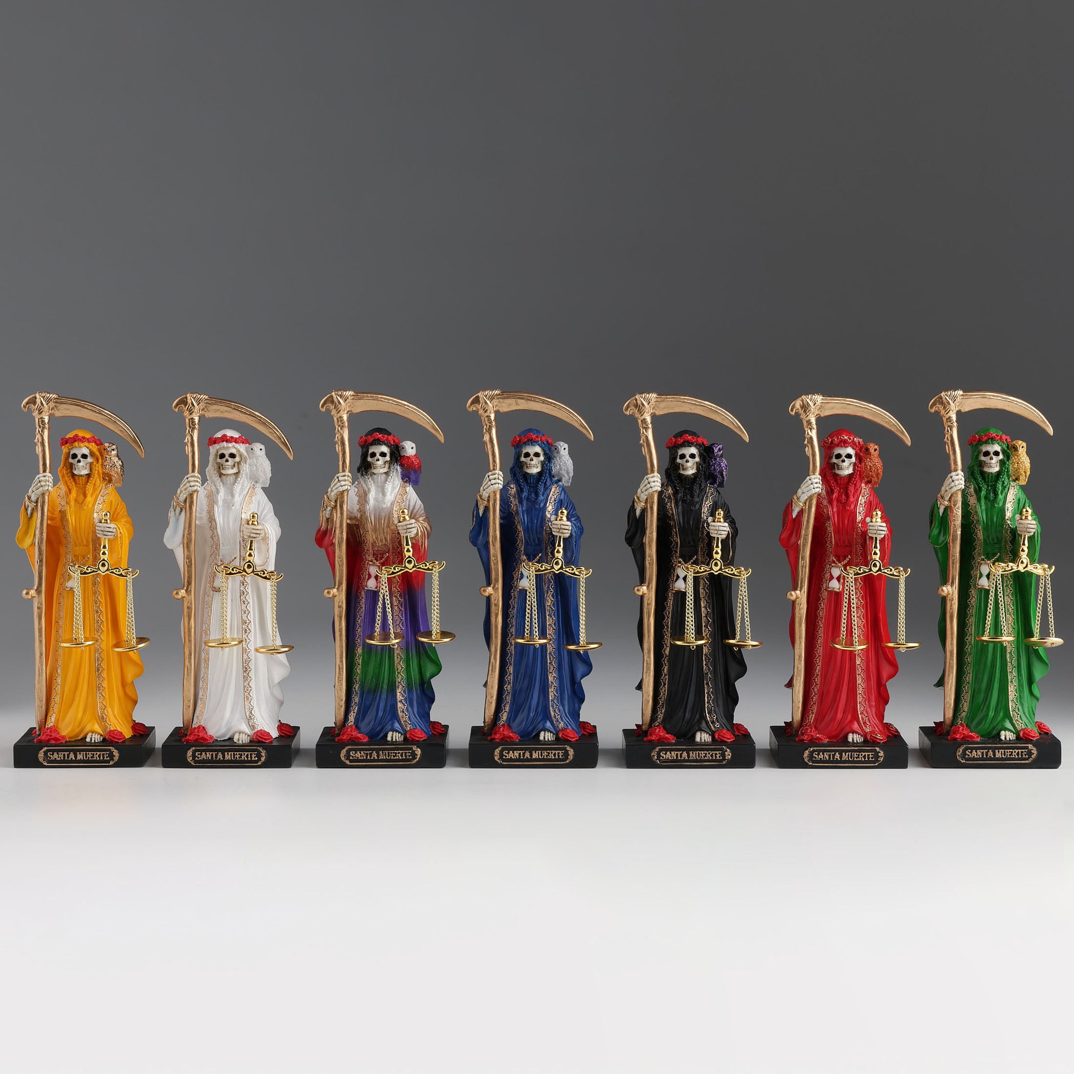 Seven Color Santa Muerte (Set of 7)