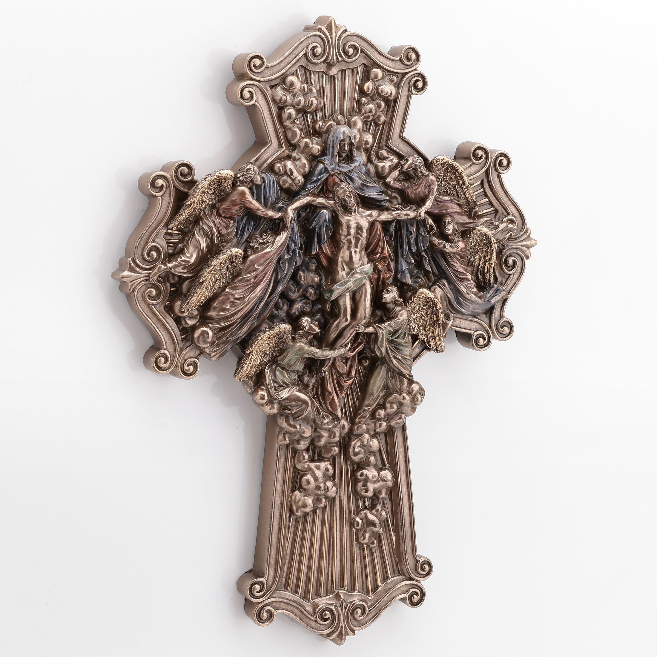 The Ascension Of Jesus Cross Wall Plaque