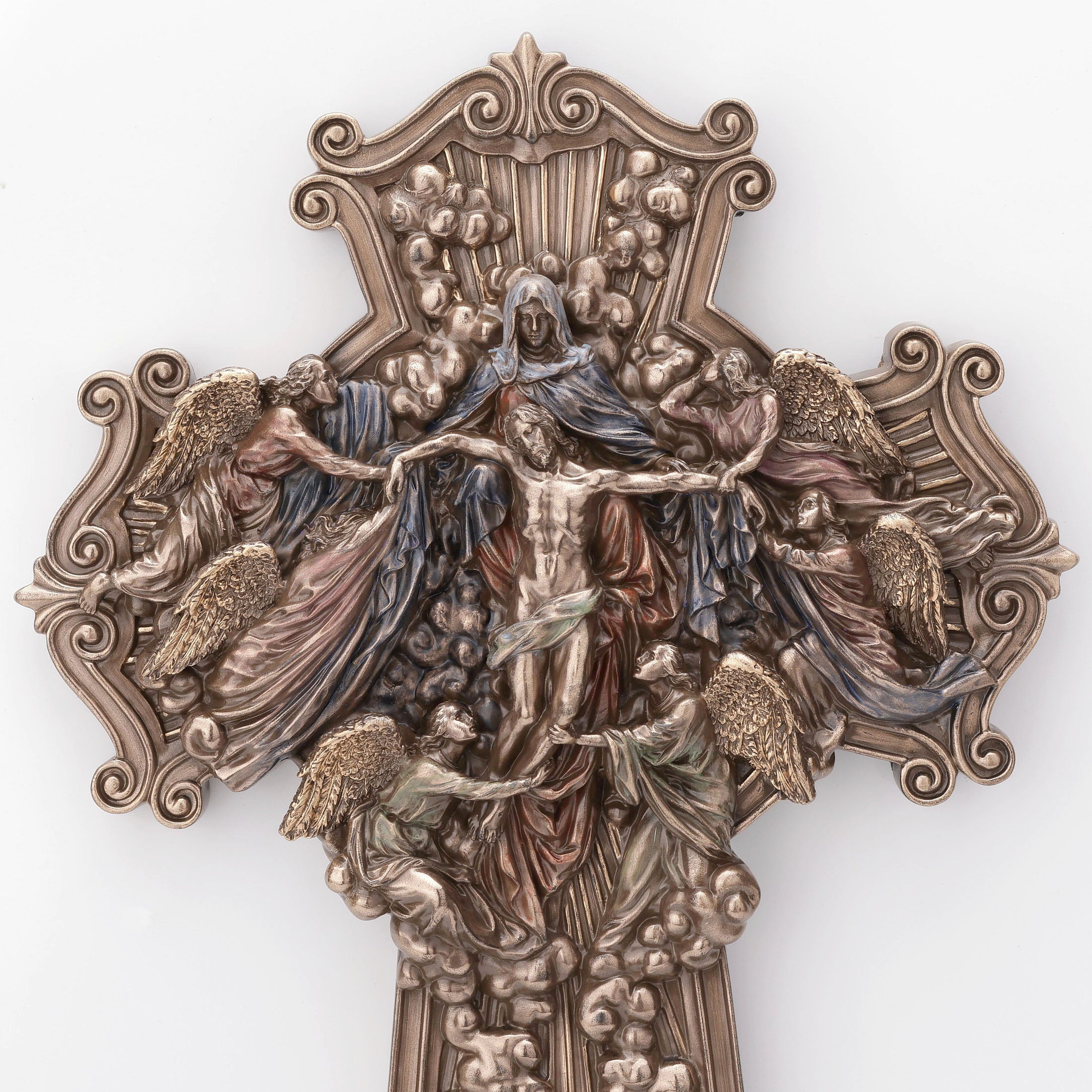 The Ascension Of Jesus Cross Wall Plaque