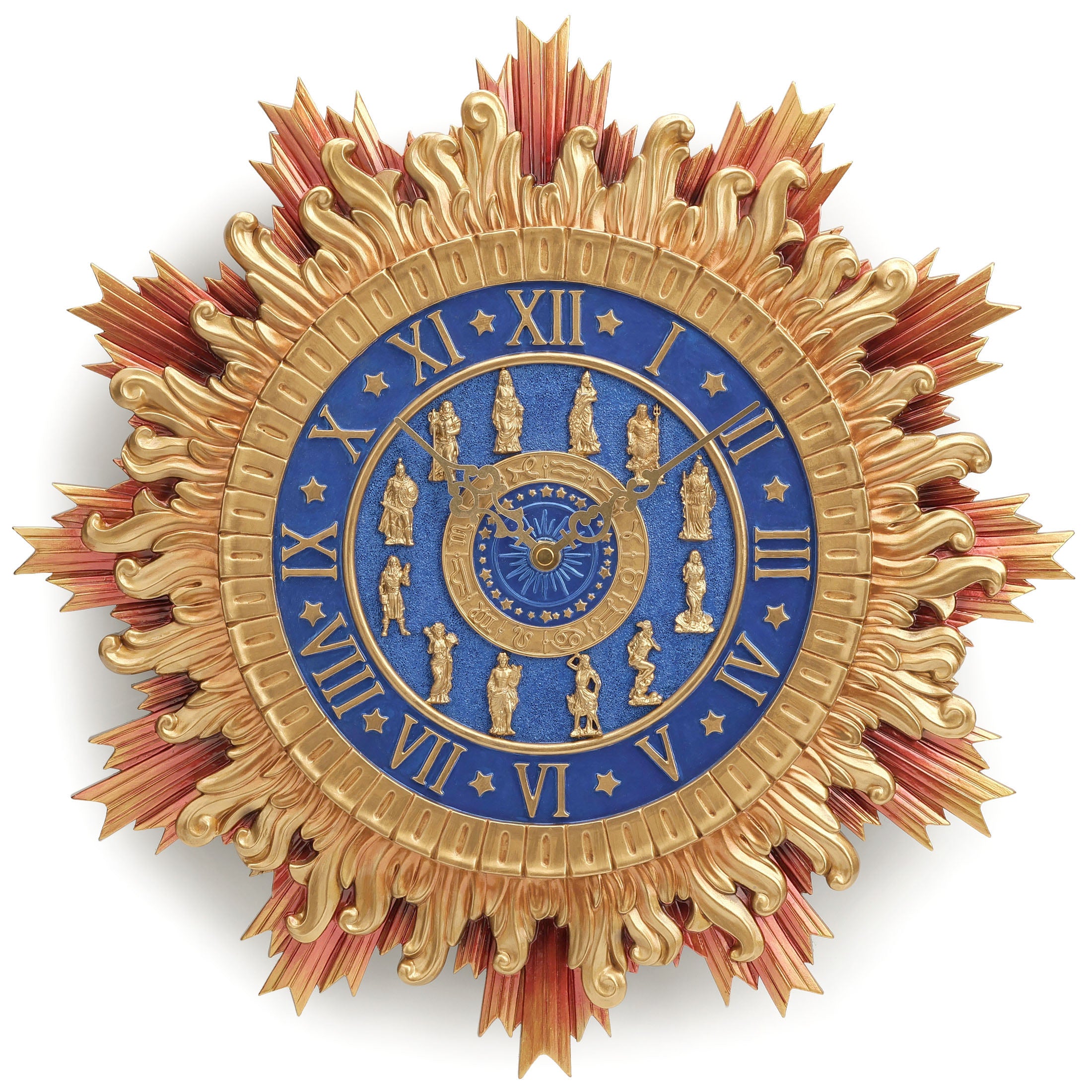 Greek Olympian Pantheon Wall Clock