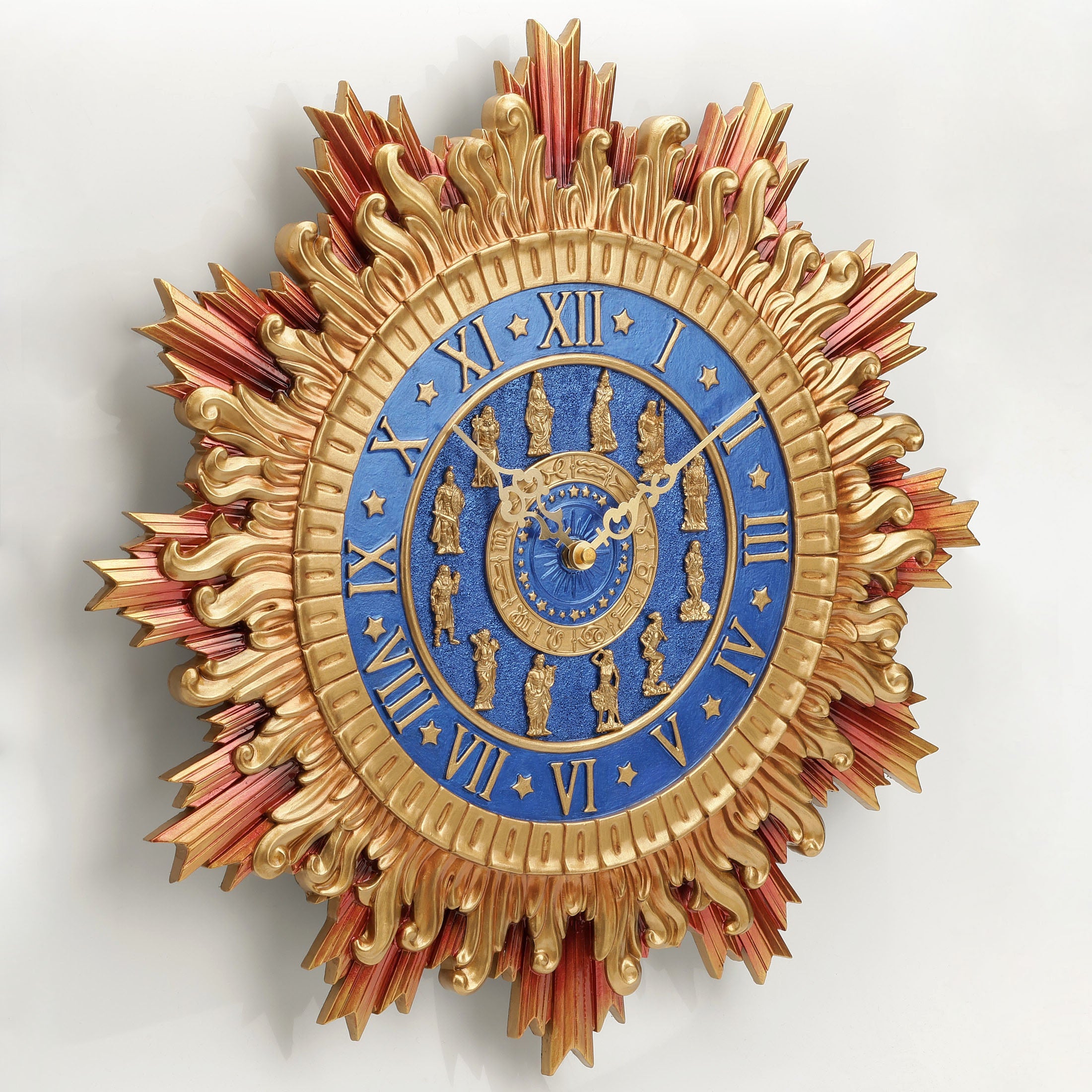 Greek Olympian Pantheon Wall Clock
