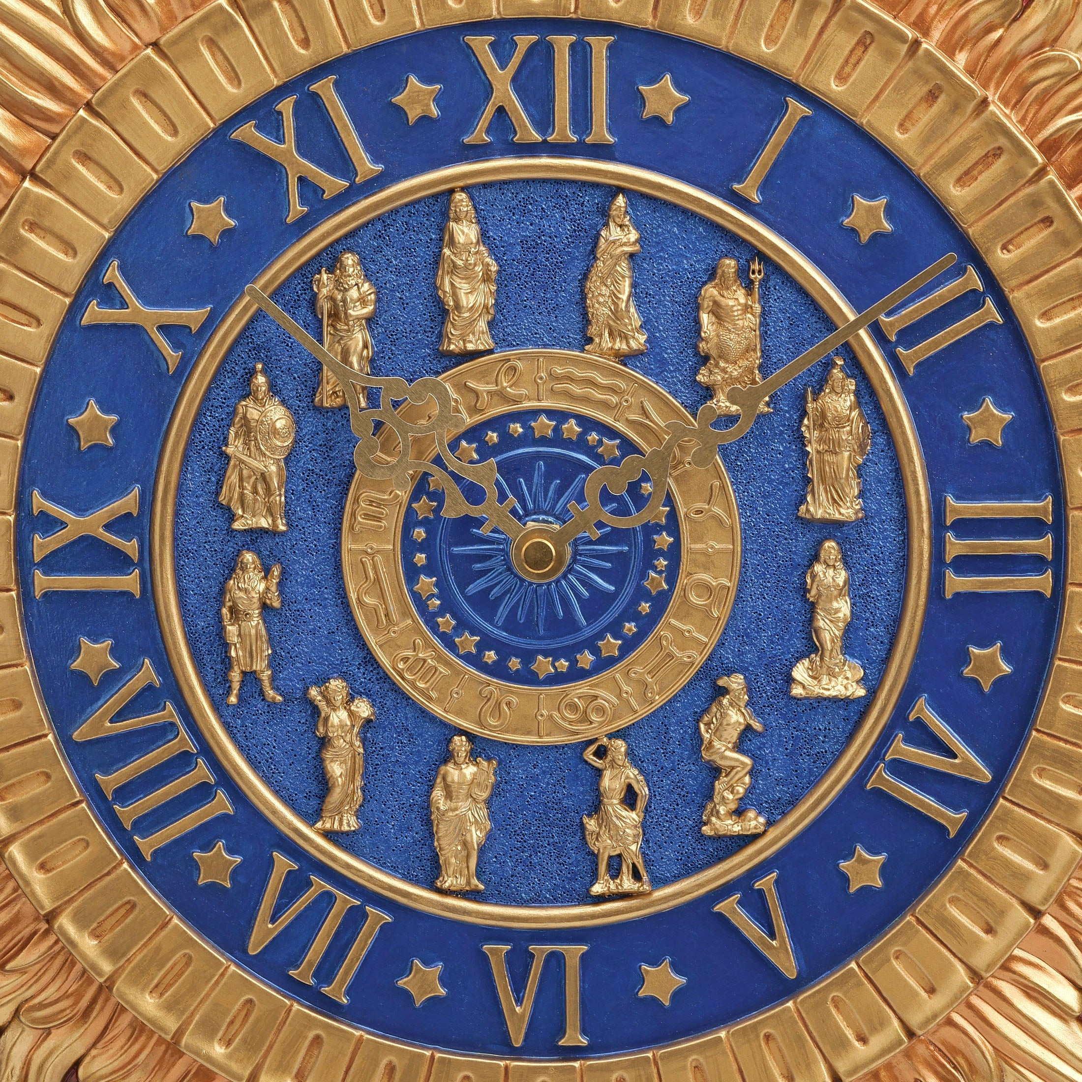 Greek Olympian Pantheon Wall Clock