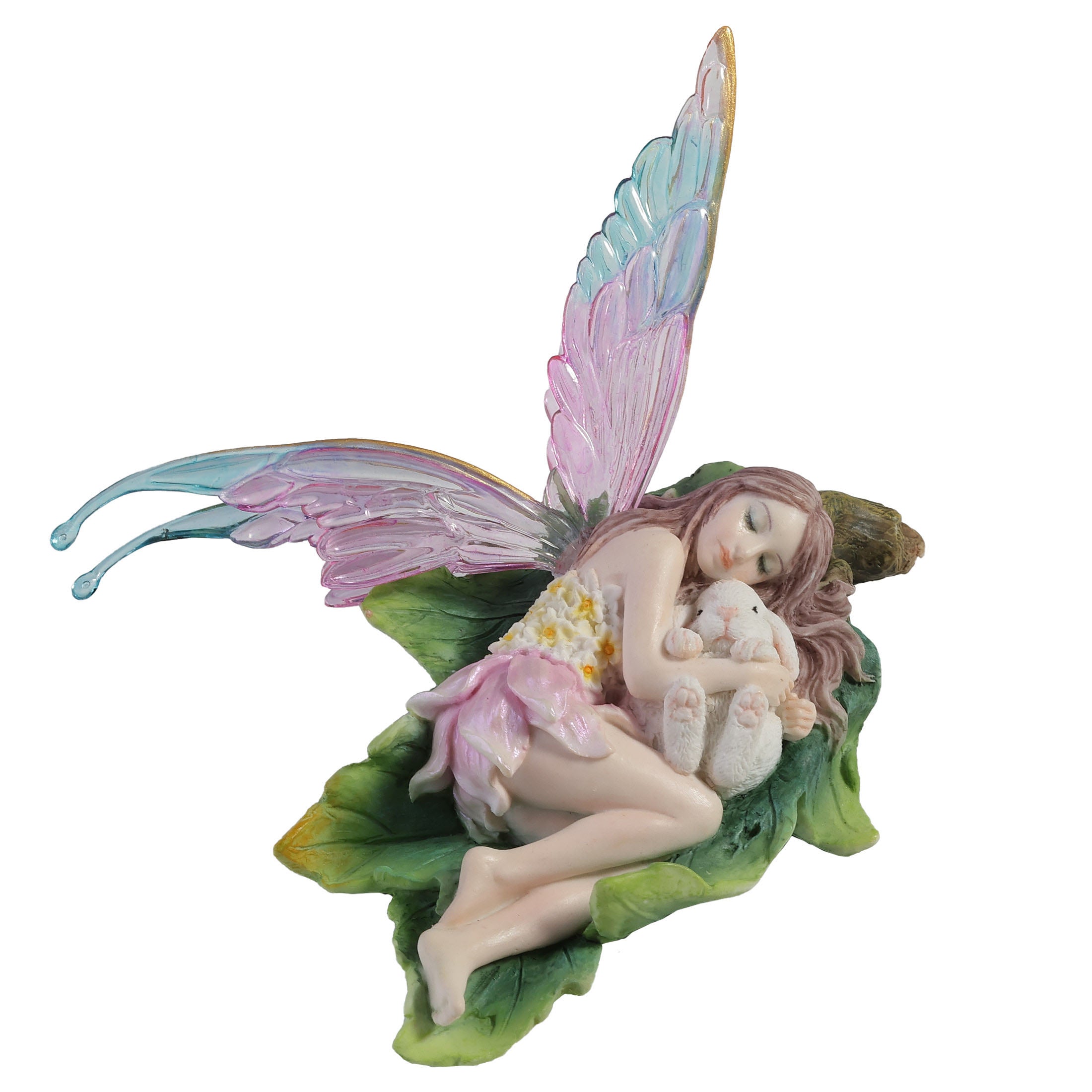 Stellate Fairy Cuddling A Tiny Bunny