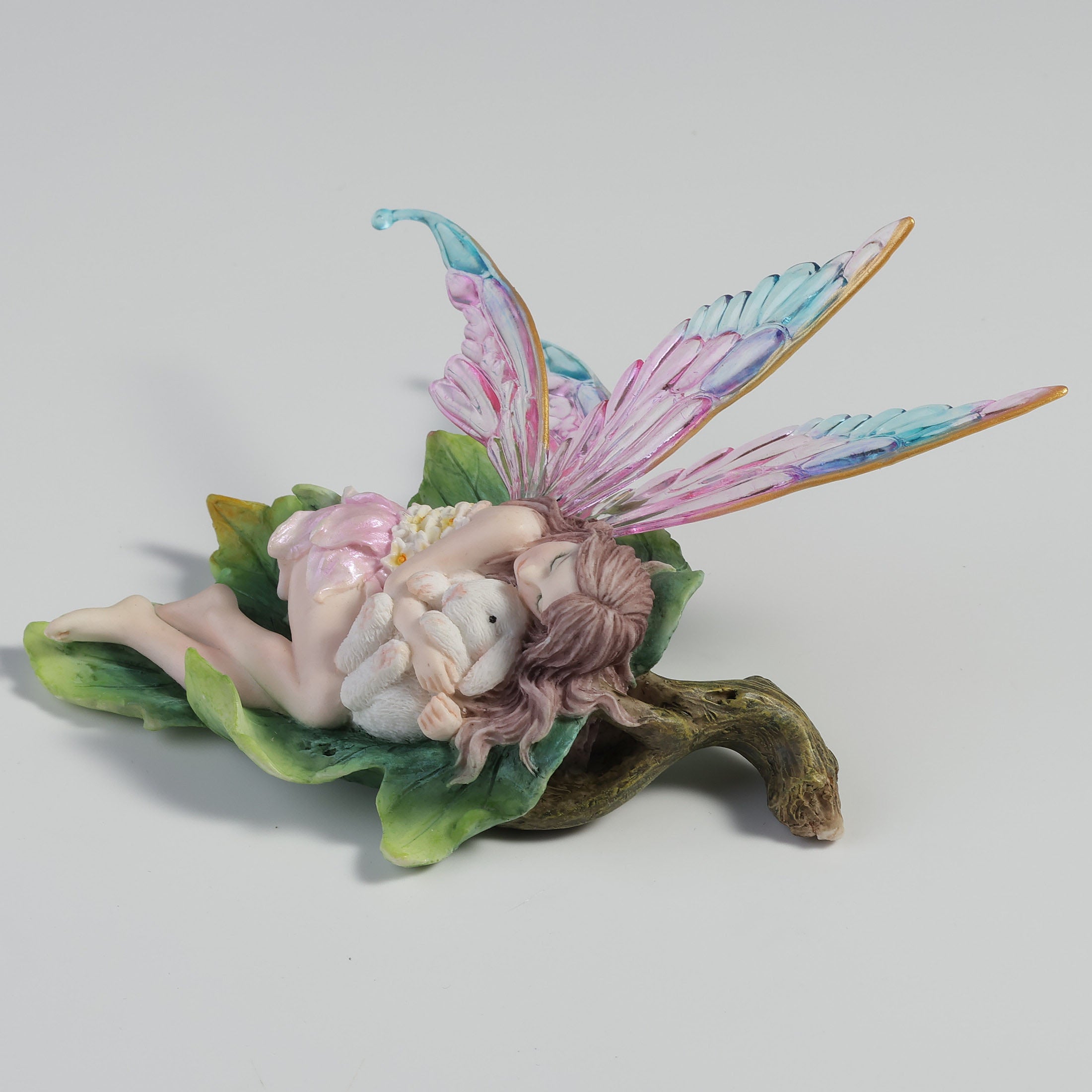 Stellate Fairy Cuddling A Tiny Bunny