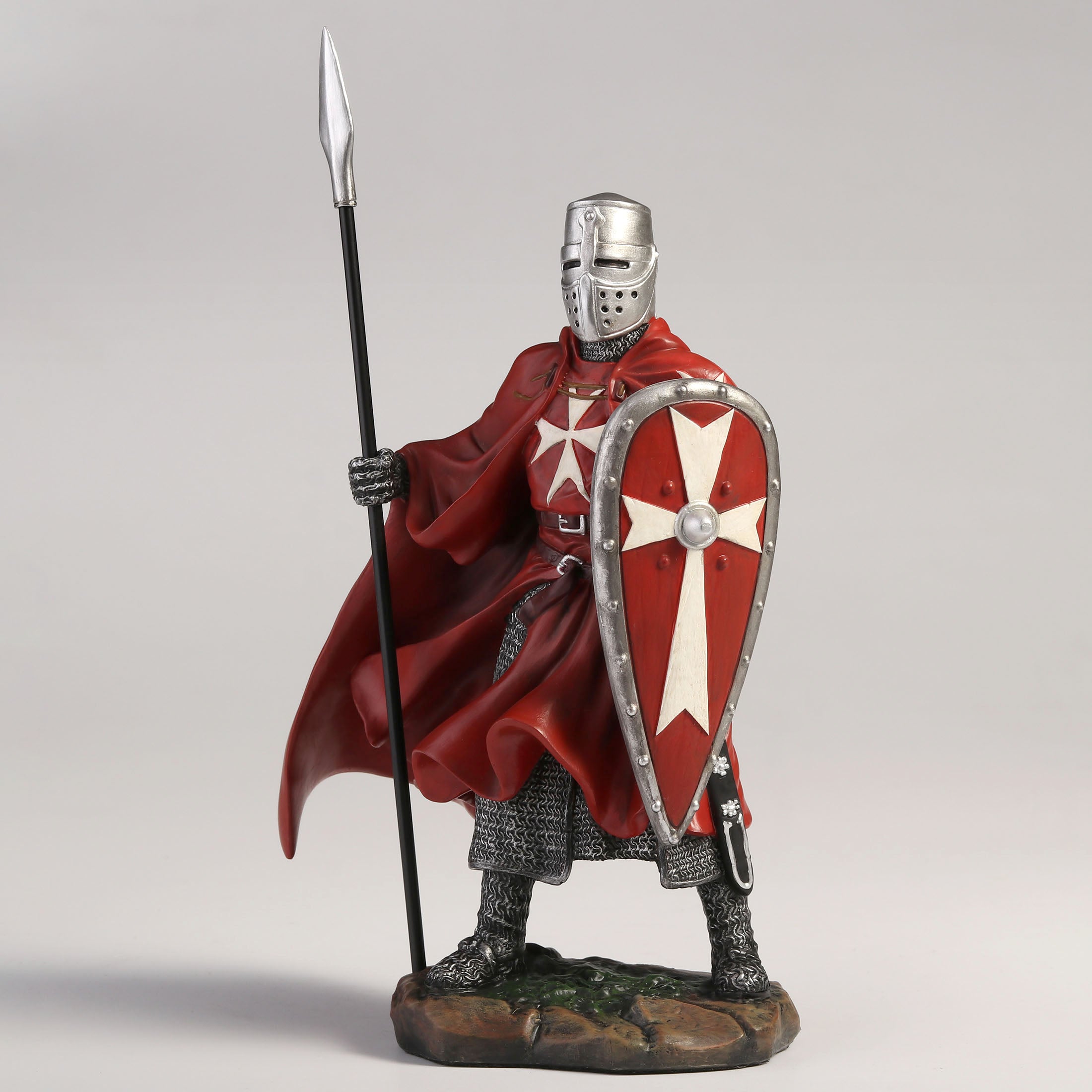 Maltese Knights Hospitaller Spear And Shield