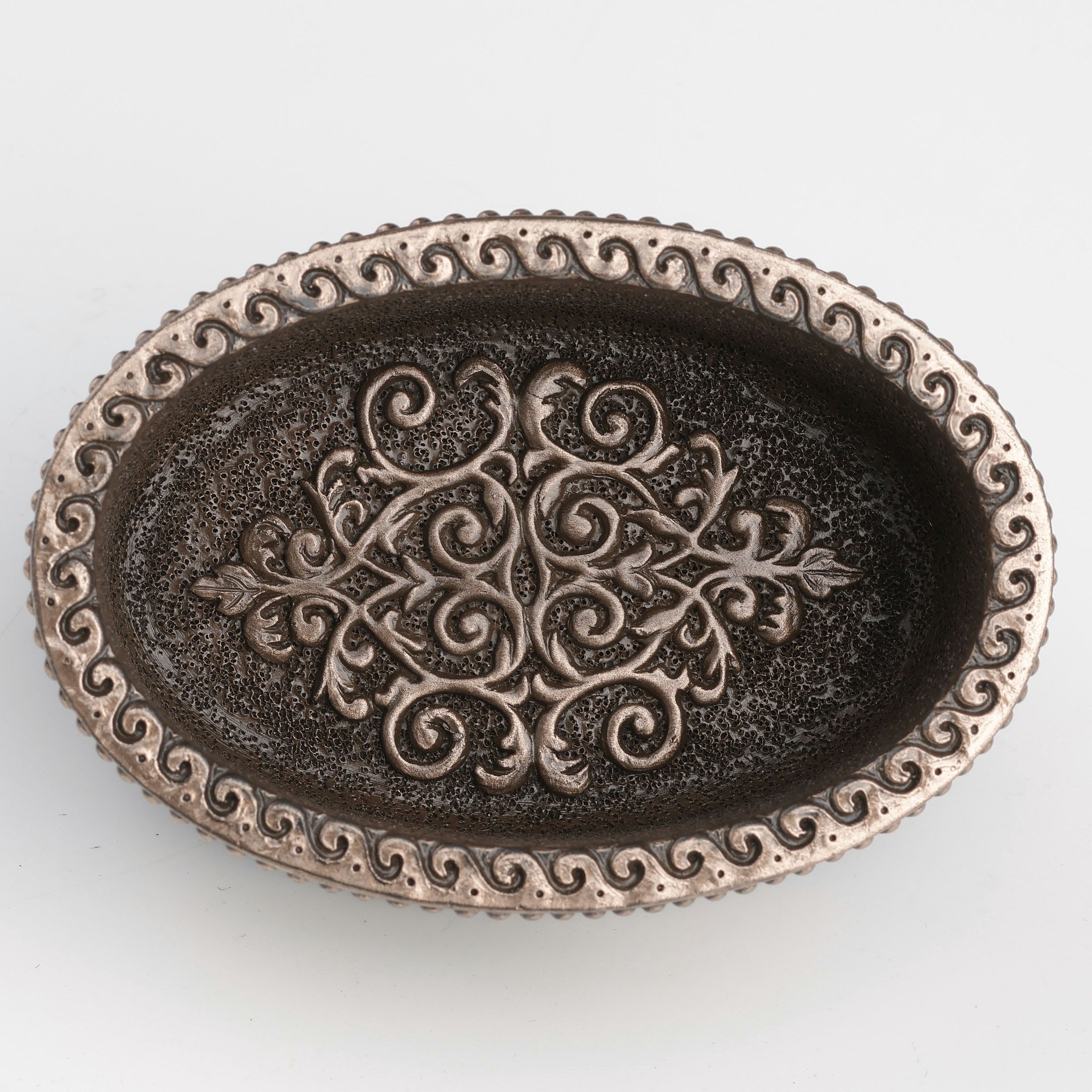 Rearing Horse Oval Trinket Box