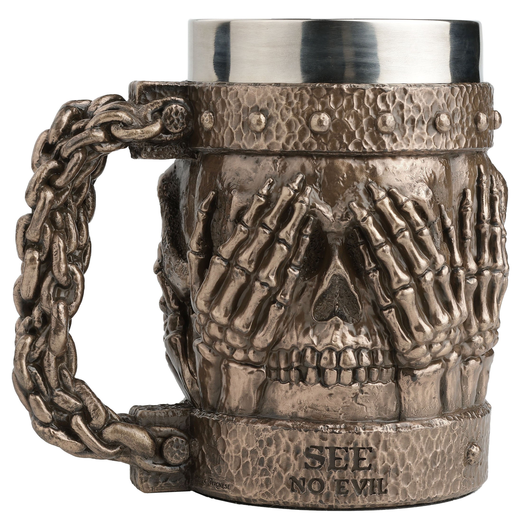 Out Of Sight Out Of Mind Skeleton Stein