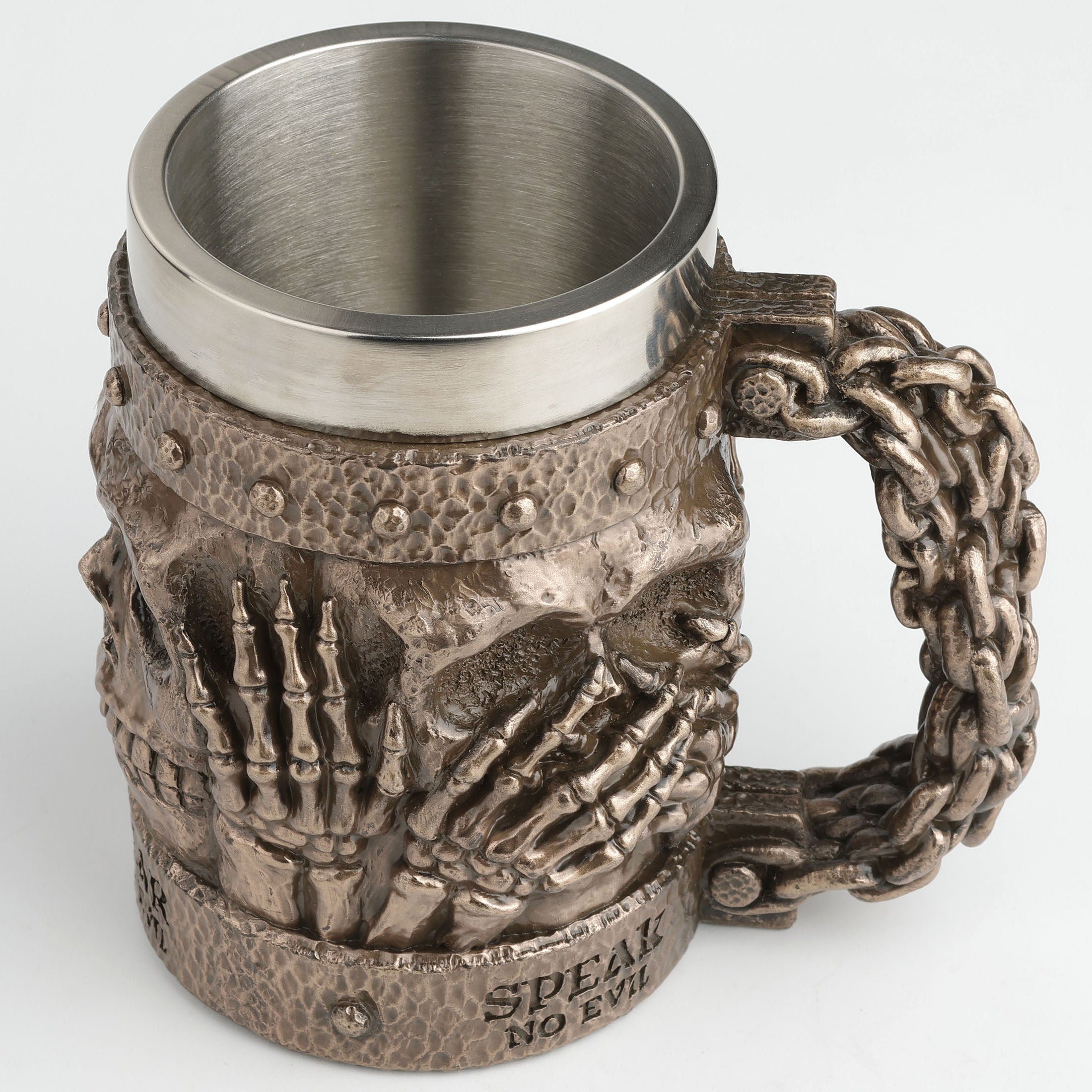 Out Of Sight Out Of Mind Skeleton Stein